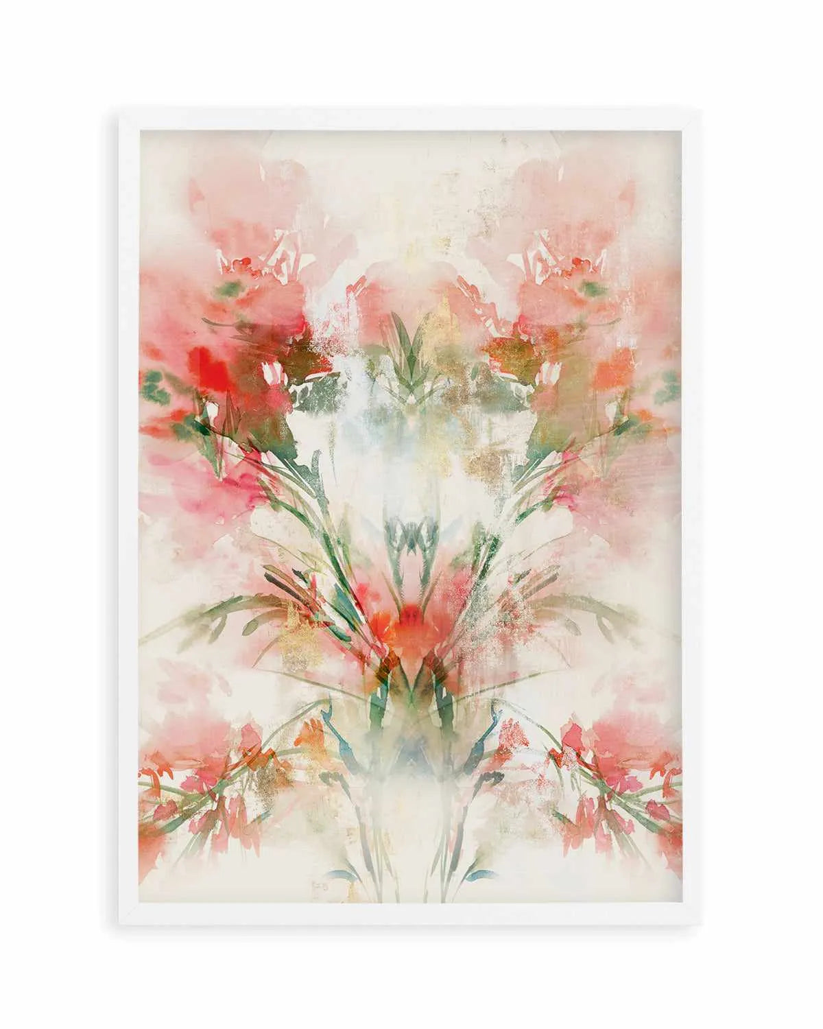 Red Flowers I Art Print from Olive et Oriel where you can shop wallpaper and artworks online