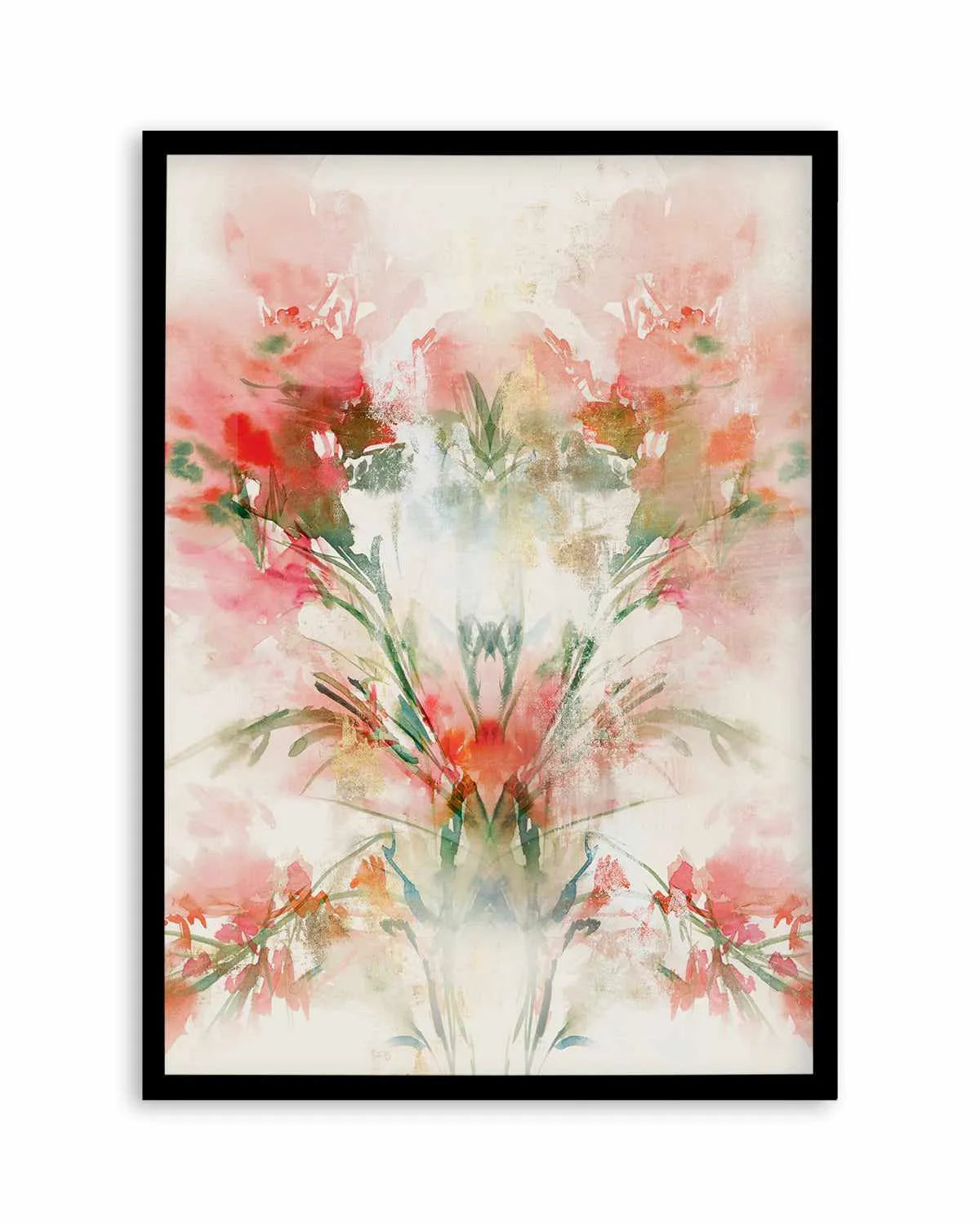 Red Flowers I Art Print from Olive et Oriel where you can shop wallpaper and artworks online