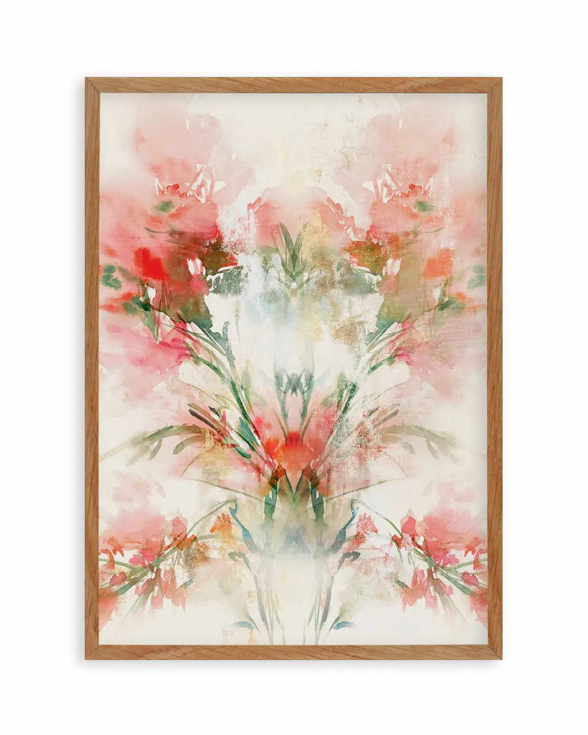 Red Flowers I Art Print from Olive et Oriel where you can shop wallpaper and artworks online