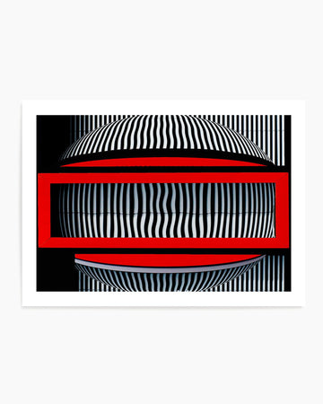 Red Frame With Altitude by Wayne Pearson | Art Print from Olive et Oriel where you can shop wallpaper and artworks online