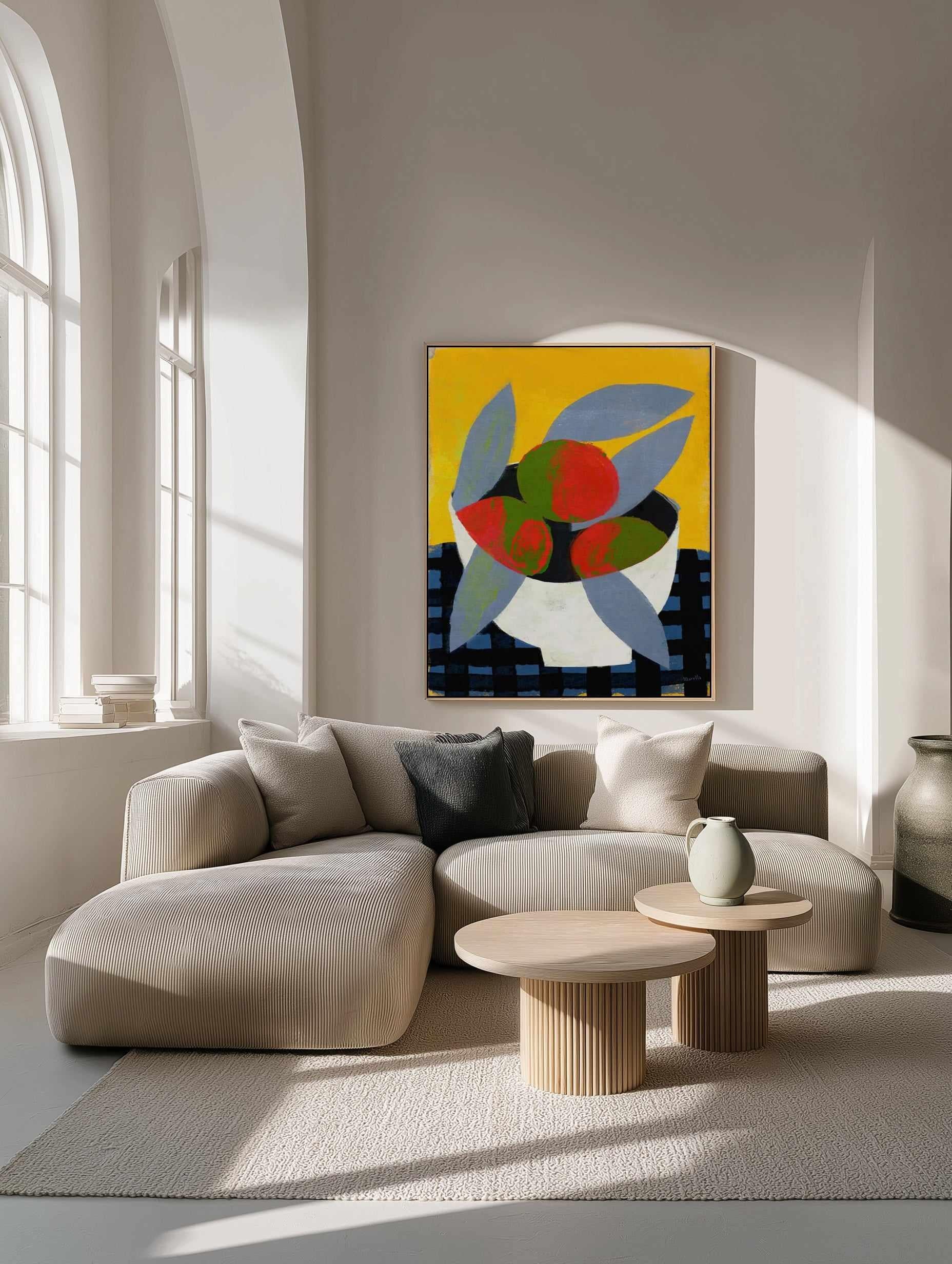 Red Fruits by Marco Marella | Framed Canvas Art Print from Olive et Oriel where you can shop wallpaper and artworks online