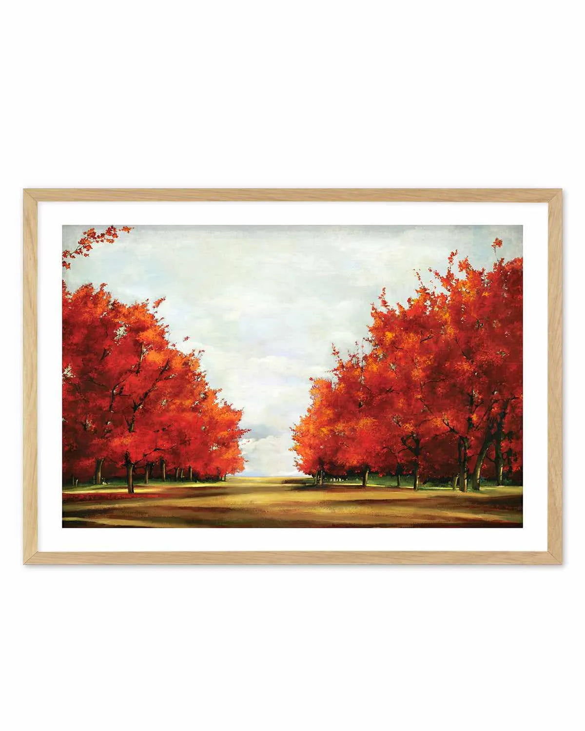 Red Trees Art Print from Olive et Oriel where you can shop wallpaper and artworks online