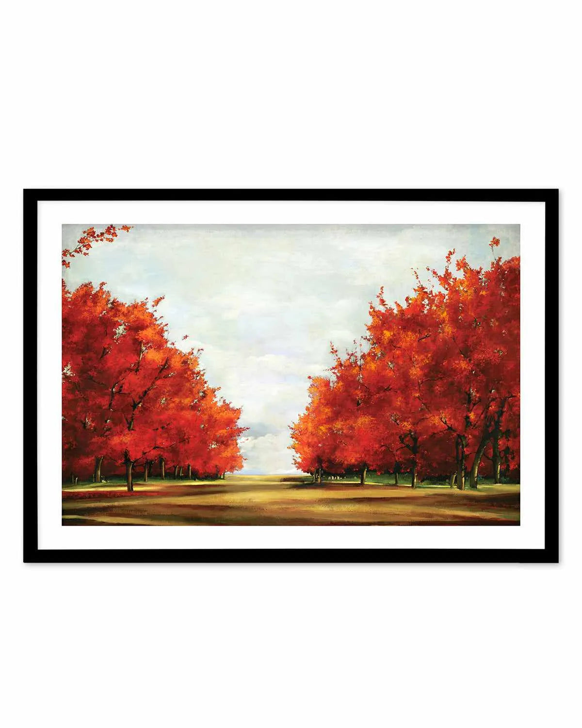 Red Trees Art Print from Olive et Oriel where you can shop wallpaper and artworks online