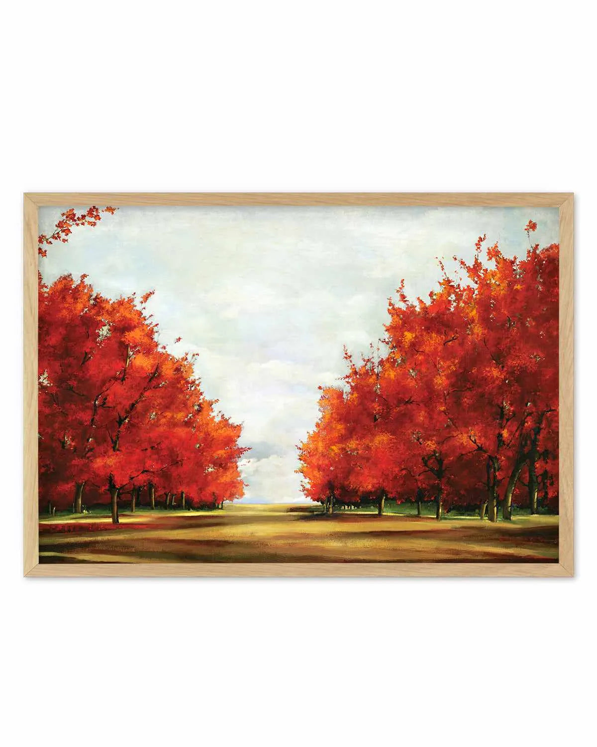 Red Trees Art Print from Olive et Oriel where you can shop wallpaper and artworks online