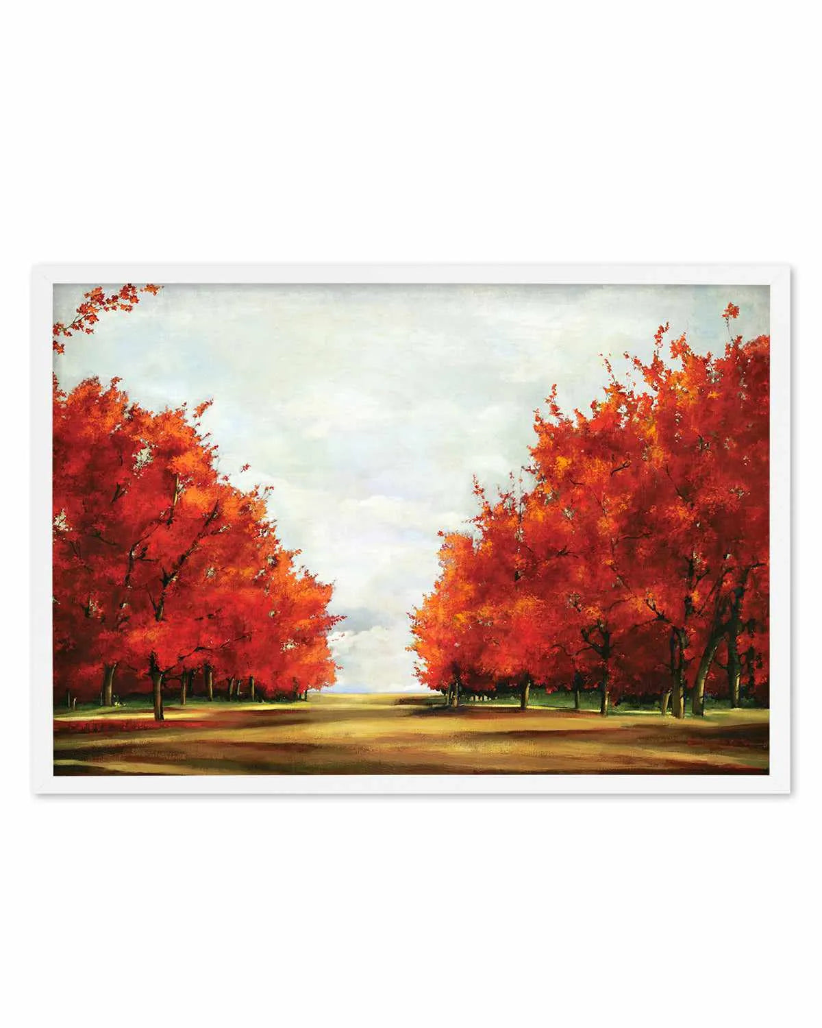 Red Trees Art Print from Olive et Oriel where you can shop wallpaper and artworks online