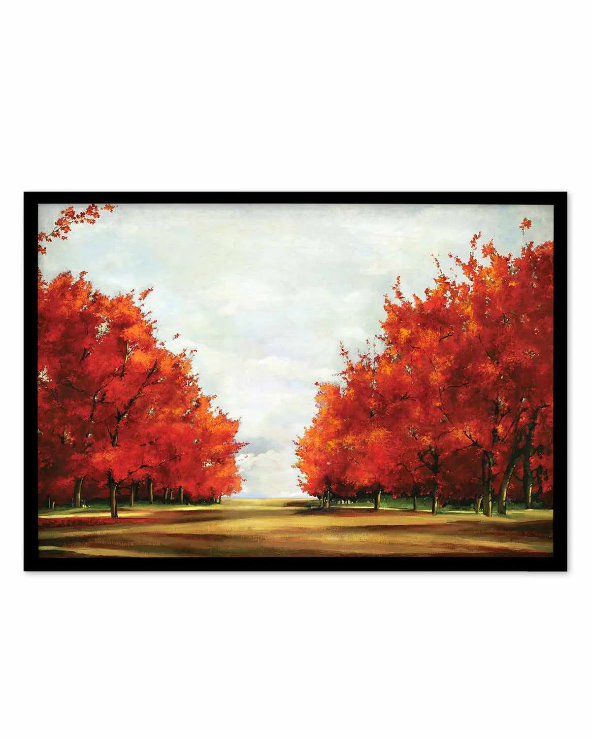 Red Trees Art Print from Olive et Oriel where you can shop wallpaper and artworks online