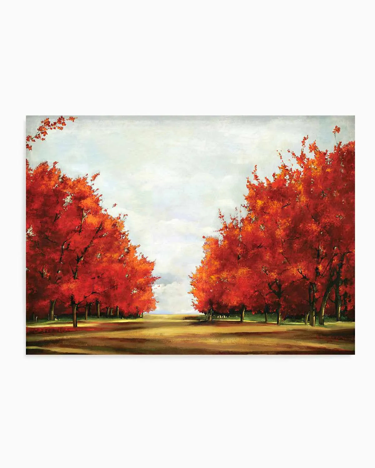 Red Trees Art Print from Olive et Oriel where you can shop wallpaper and artworks online