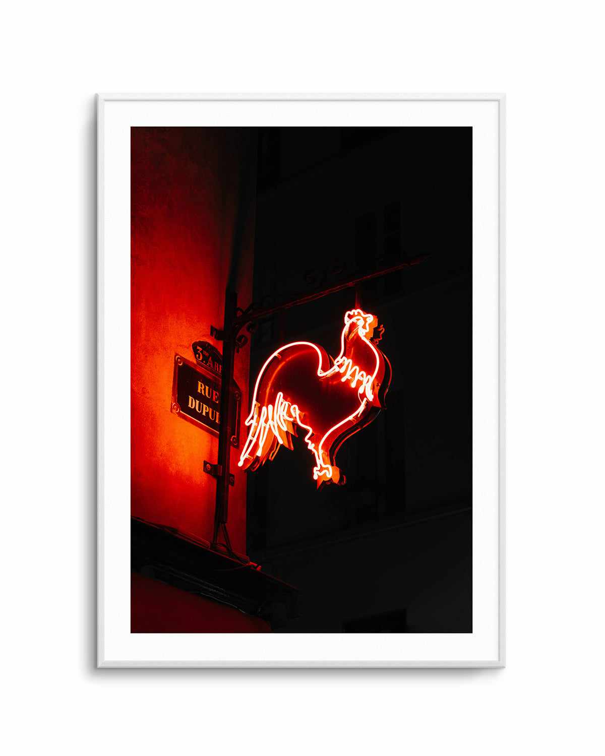 Red Light Chicken by Jovani Demetrie Art Print