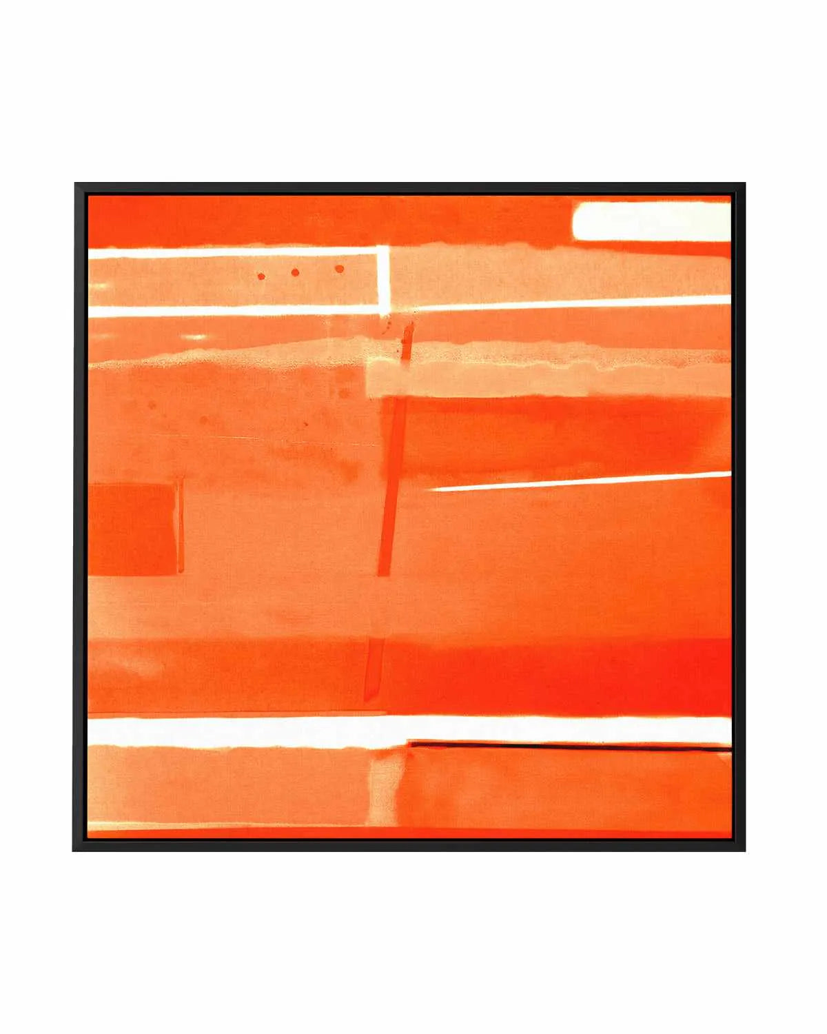 Red Monochromatic by Gill Miller | Framed Canvas Art Print from Olive et Oriel where you can shop wallpaper and artworks online