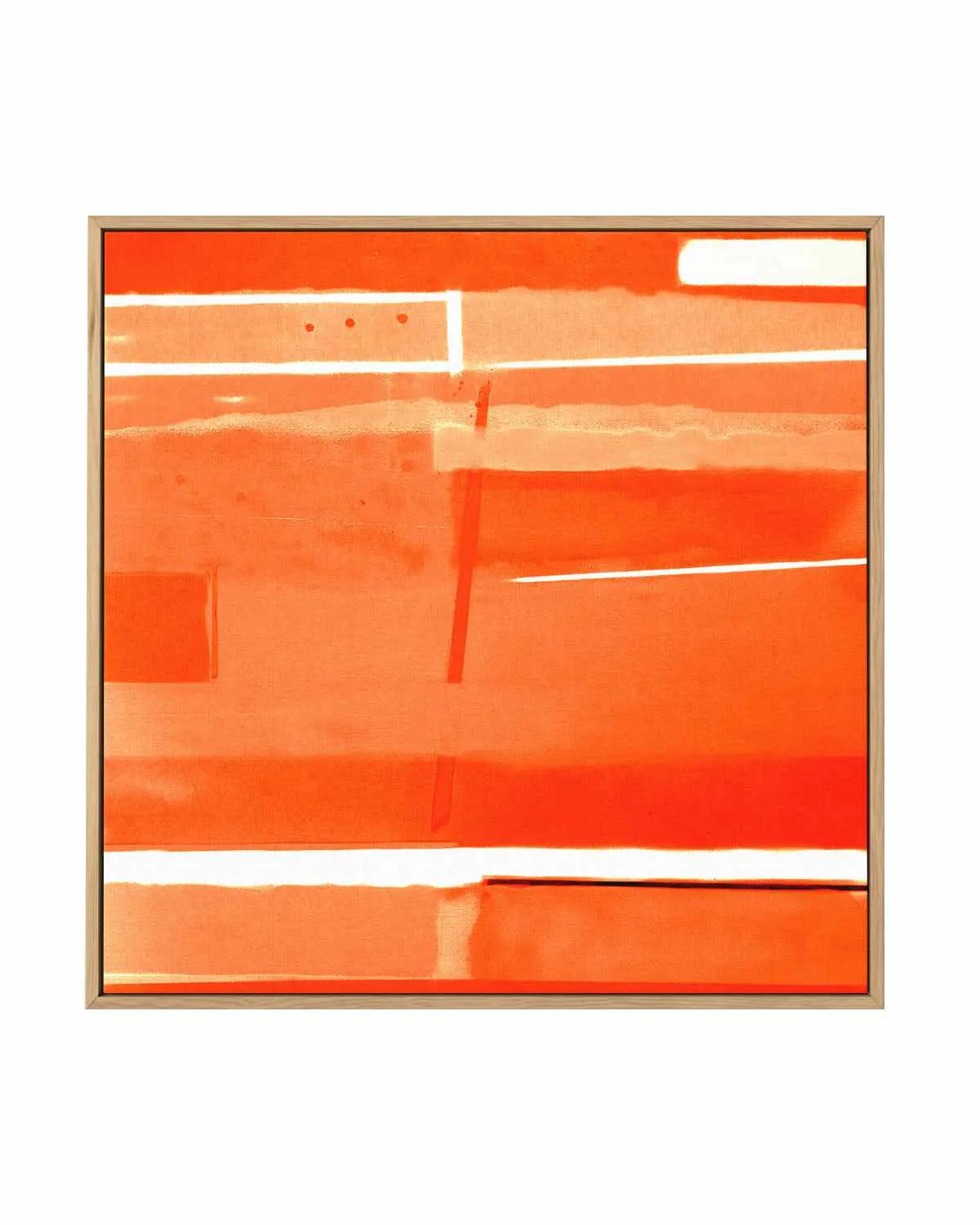 Red Monochromatic by Gill Miller | Framed Canvas Art Print from Olive et Oriel where you can shop wallpaper and artworks online