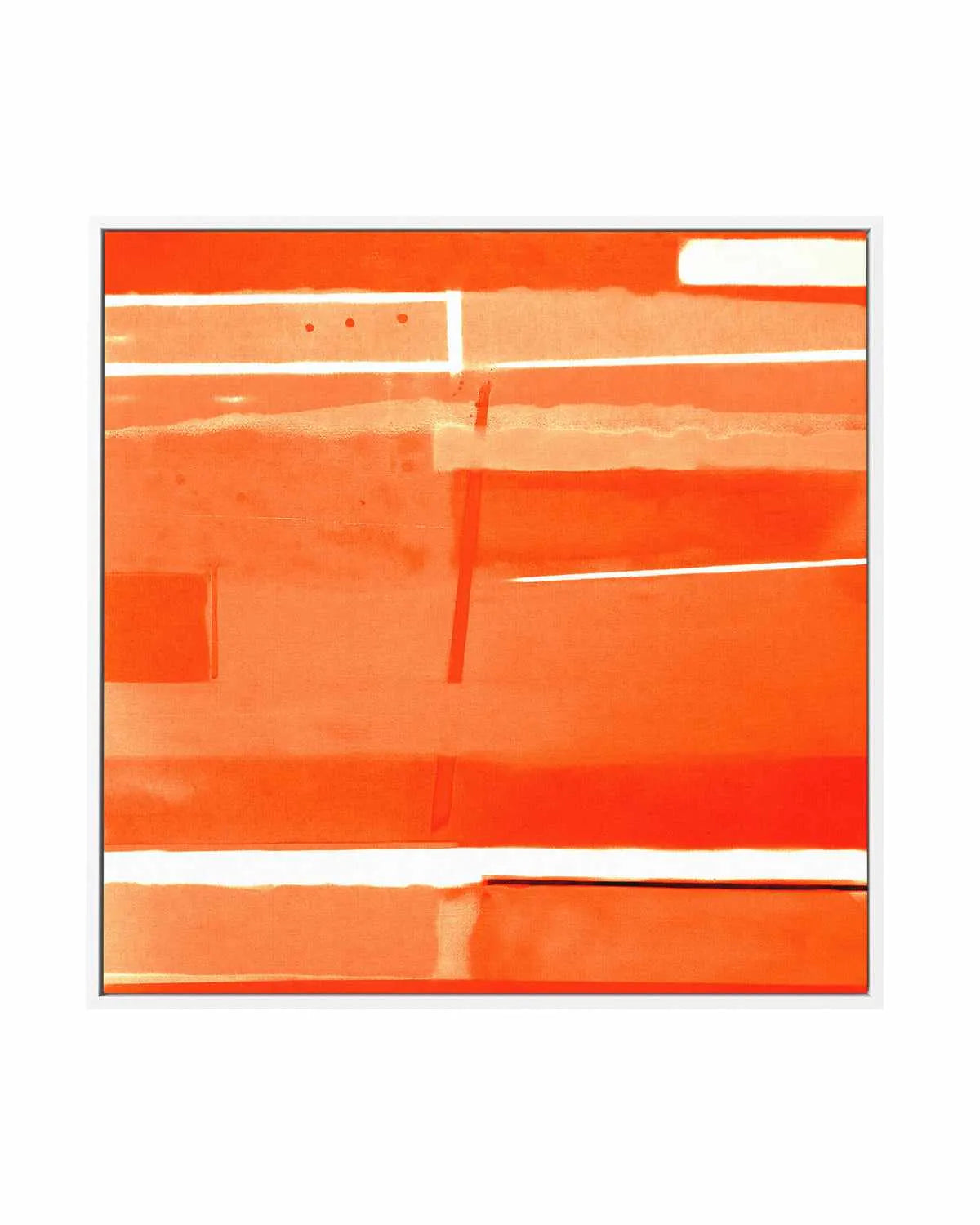 Red Monochromatic by Gill Miller | Framed Canvas Art Print from Olive et Oriel where you can shop wallpaper and artworks online