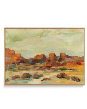 Red Rocks | Framed Canvas Wall Art