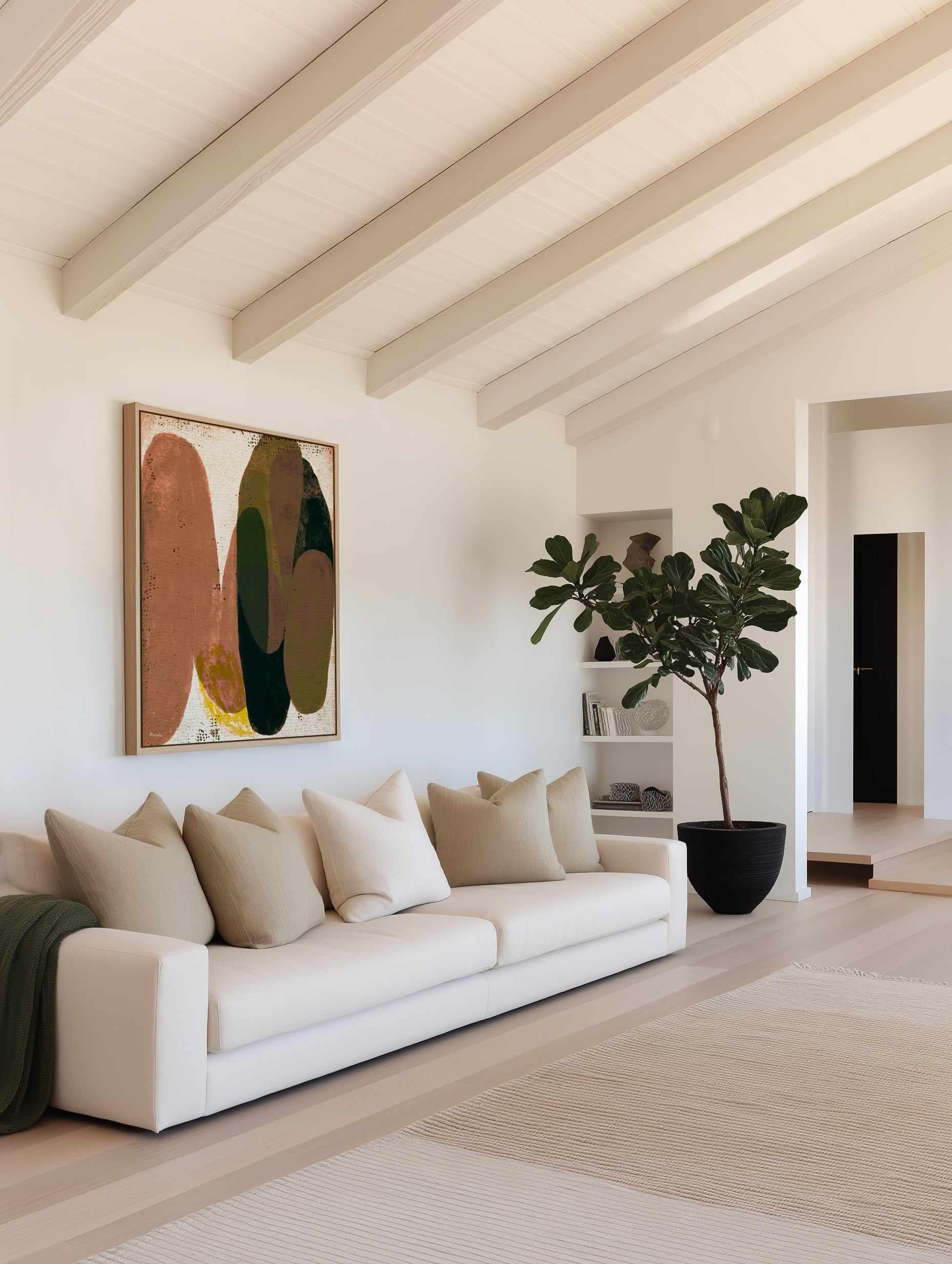 Red Sands by Marco Marella | Framed Canvas Art Print from Olive et Oriel where you can shop wallpaper and artworks online