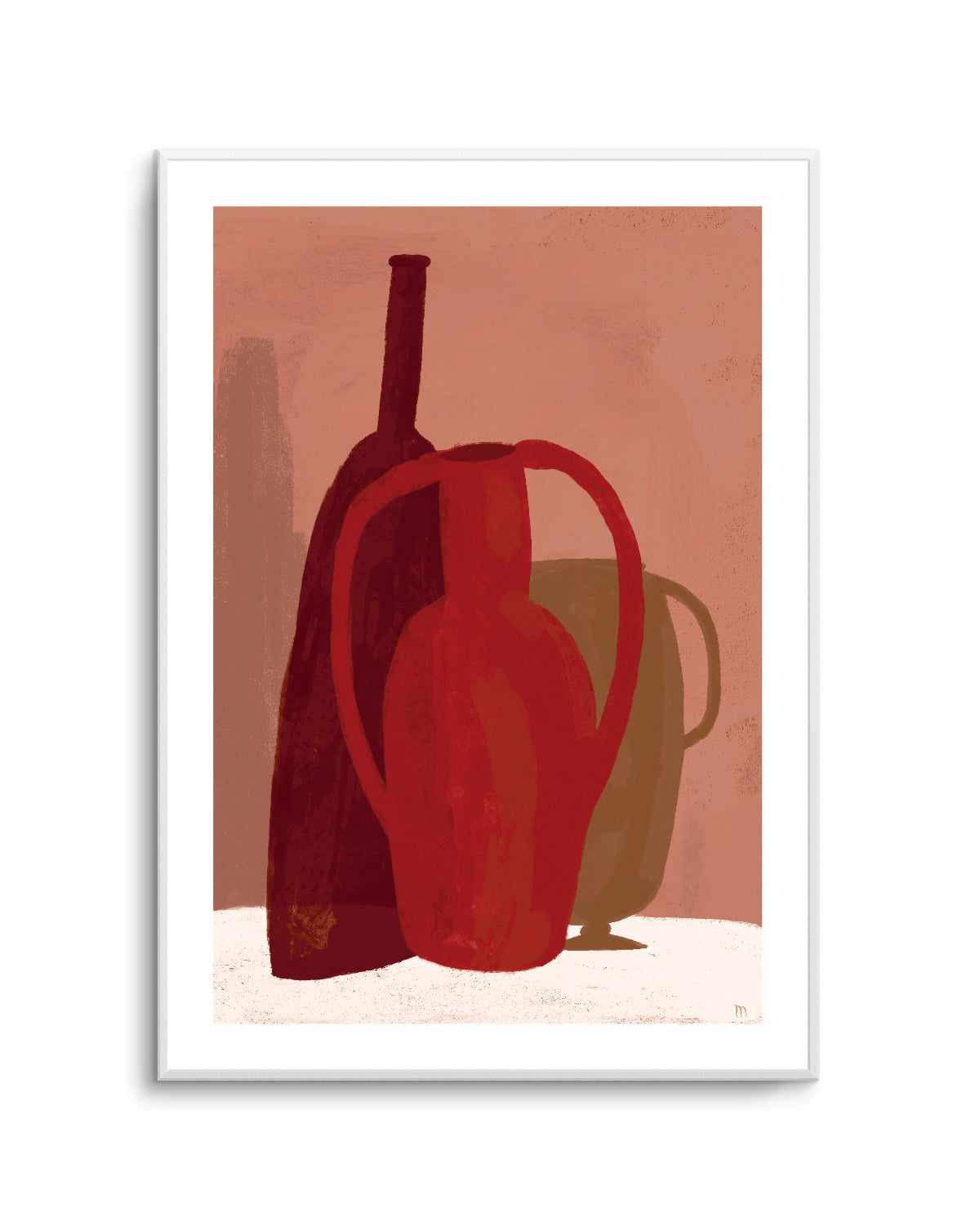 Red Terracotta Vases by Marco Marella | Art Print