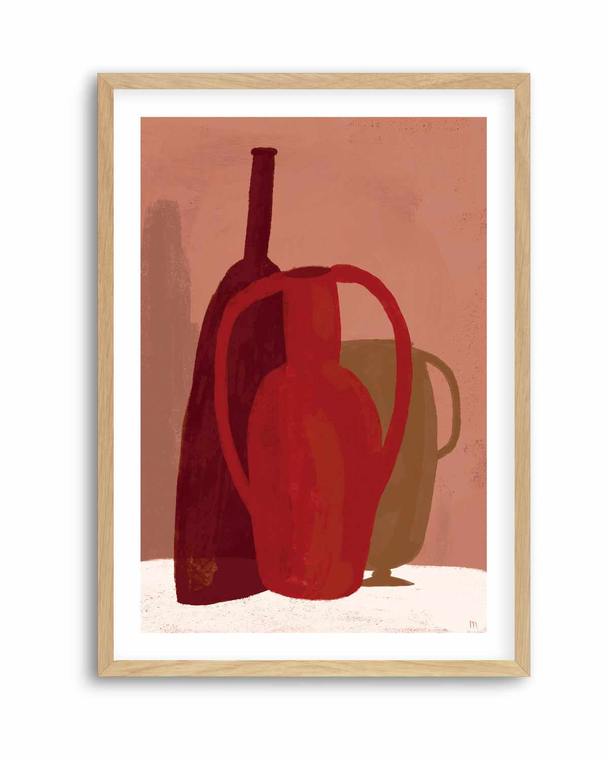 Red Terracotta Vases by Marco Marella | Art Print