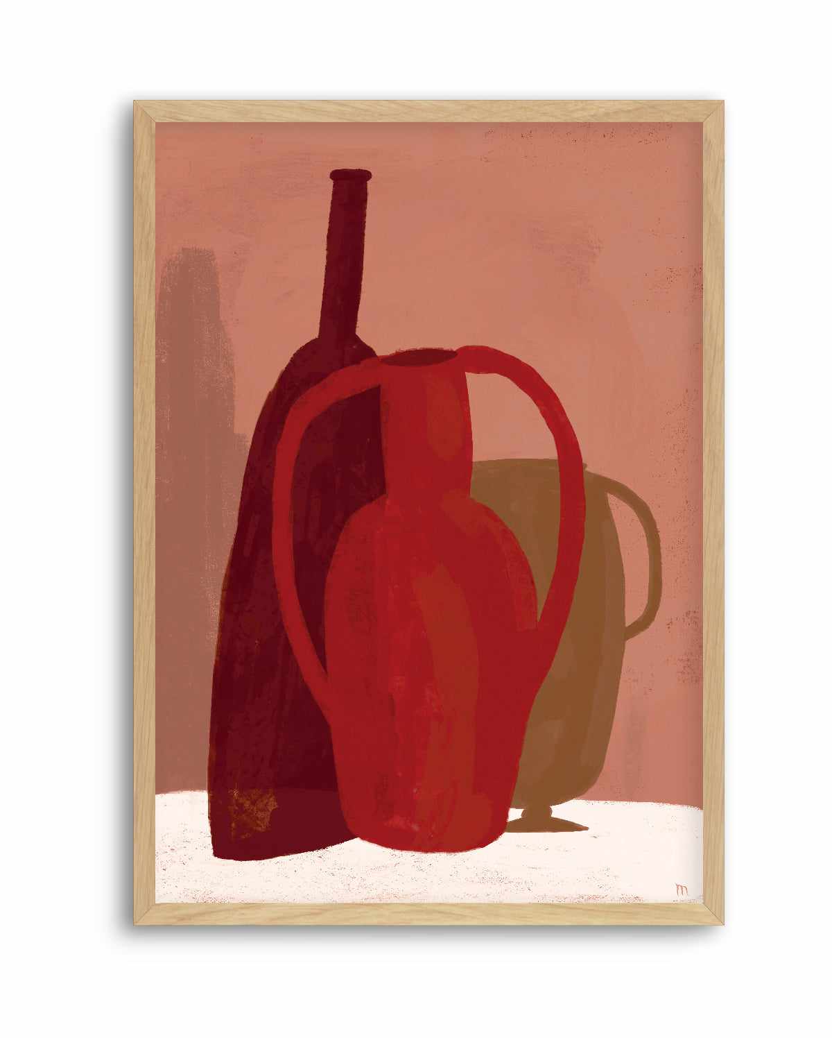 Red Terracotta Vases by Marco Marella | Art Print