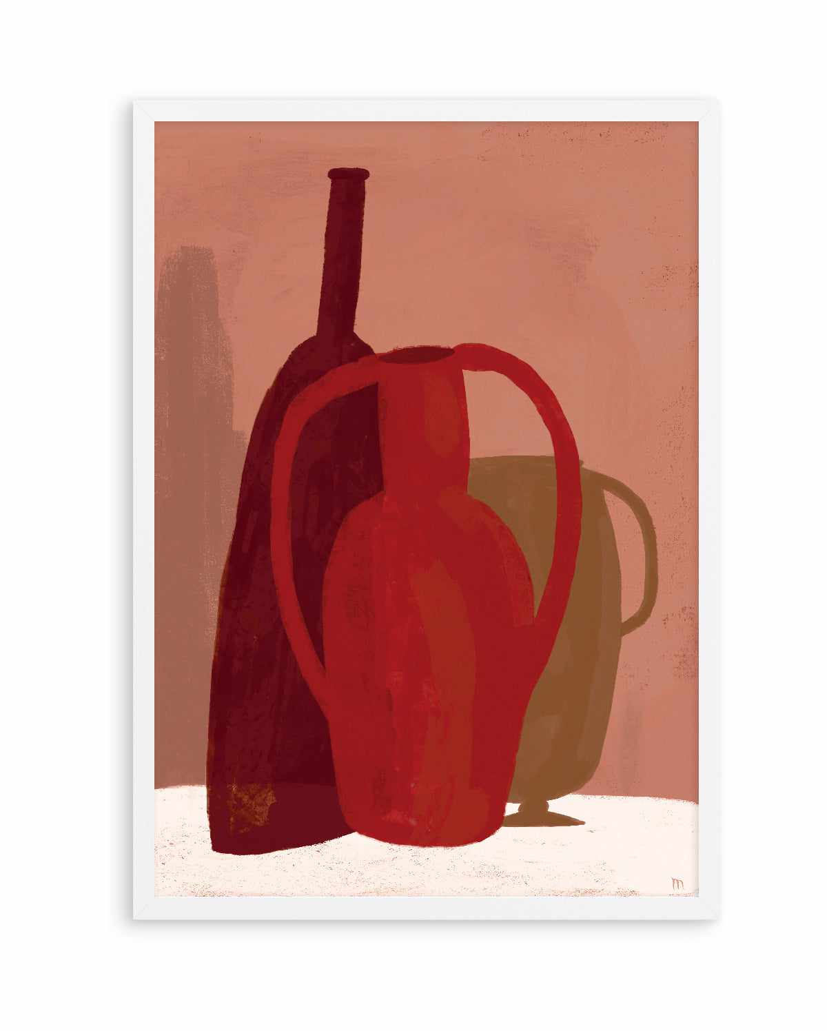 Red Terracotta Vases by Marco Marella | Art Print