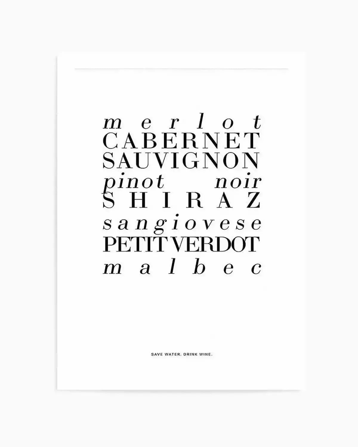 Red Wine Art Print from Olive et Oriel where you can shop wallpaper and artworks online