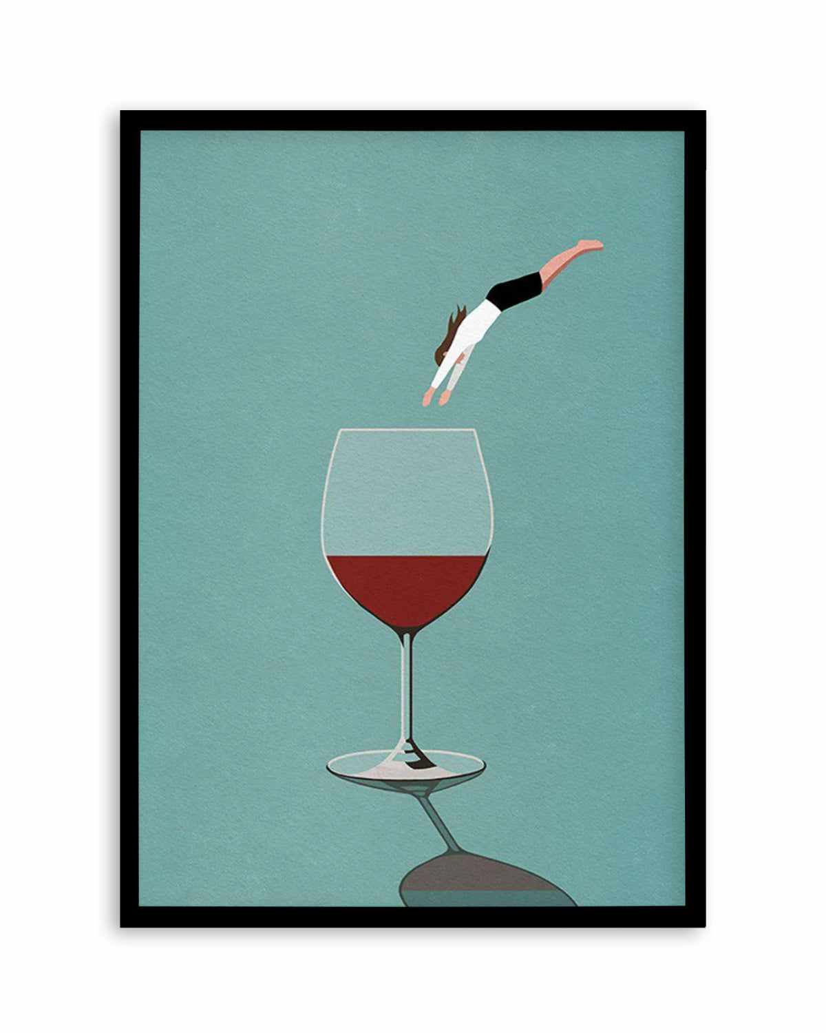 Red Wine | Dive In Art Print