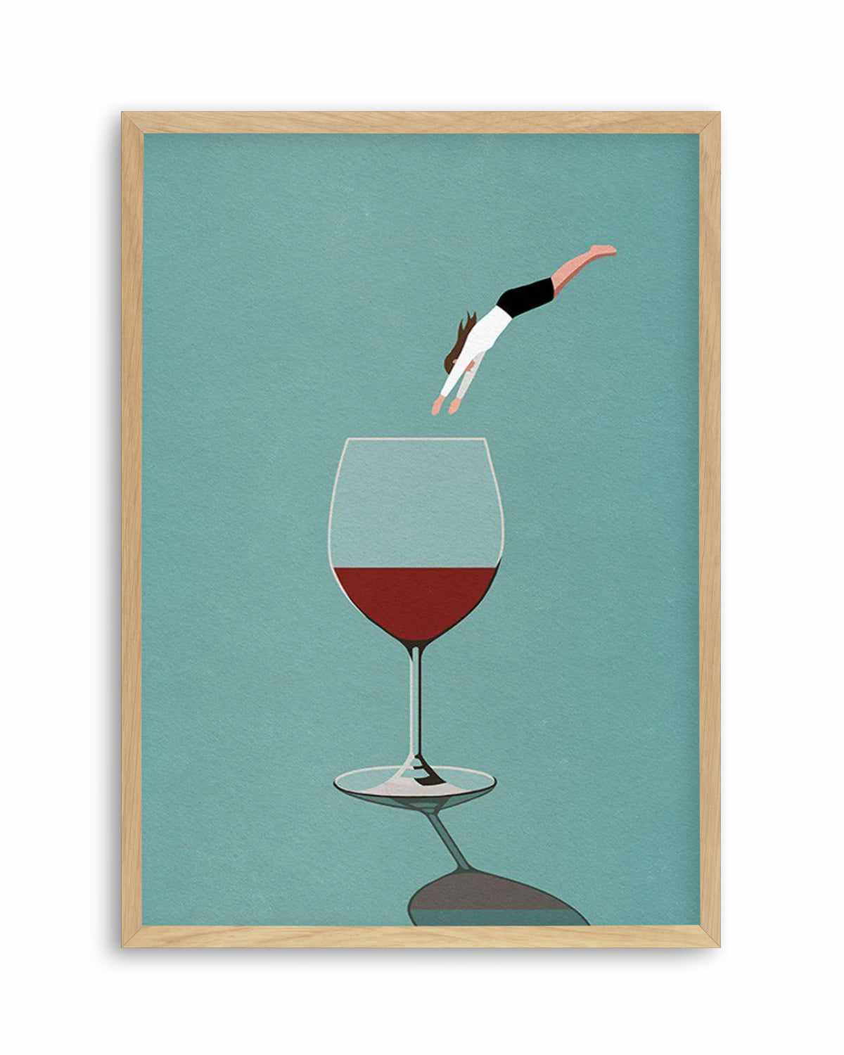 Red Wine | Dive In Art Print