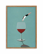 Red Wine | Dive In Art Print