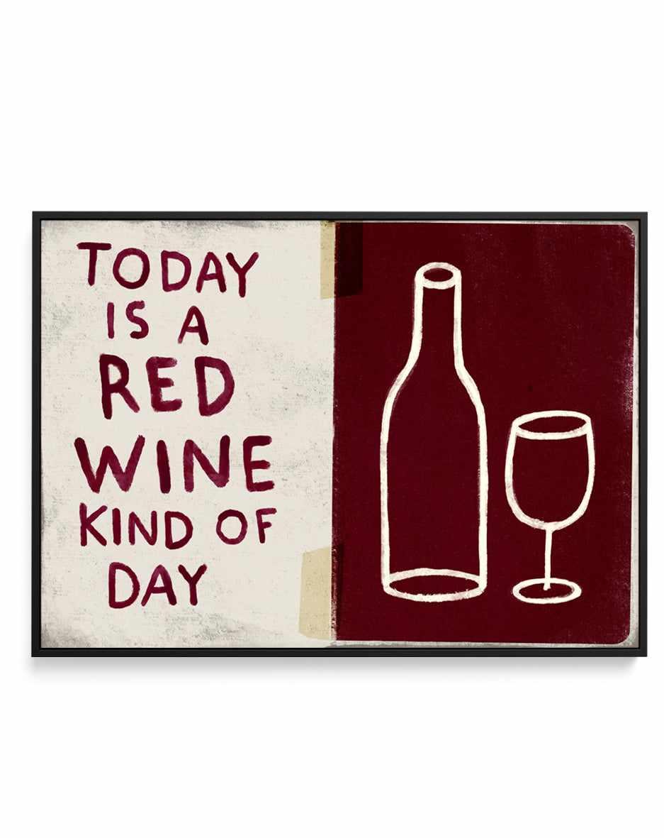 Red Wine by Marco Marella | Framed Canvas Art Print from Olive et Oriel where you can shop wallpaper and artworks online