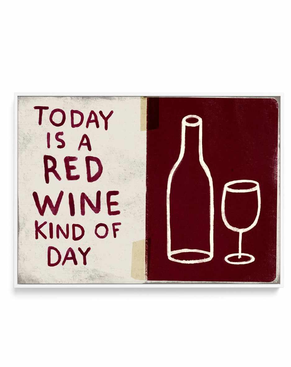 Red Wine by Marco Marella | Framed Canvas Art Print from Olive et Oriel where you can shop wallpaper and artworks online