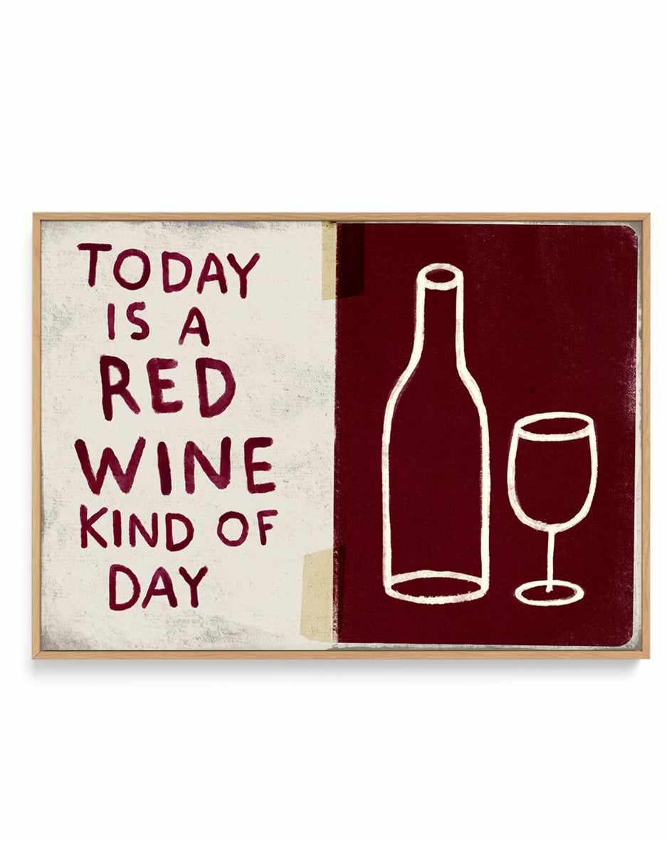 Red Wine by Marco Marella | Framed Canvas Art Print from Olive et Oriel where you can shop wallpaper and artworks online