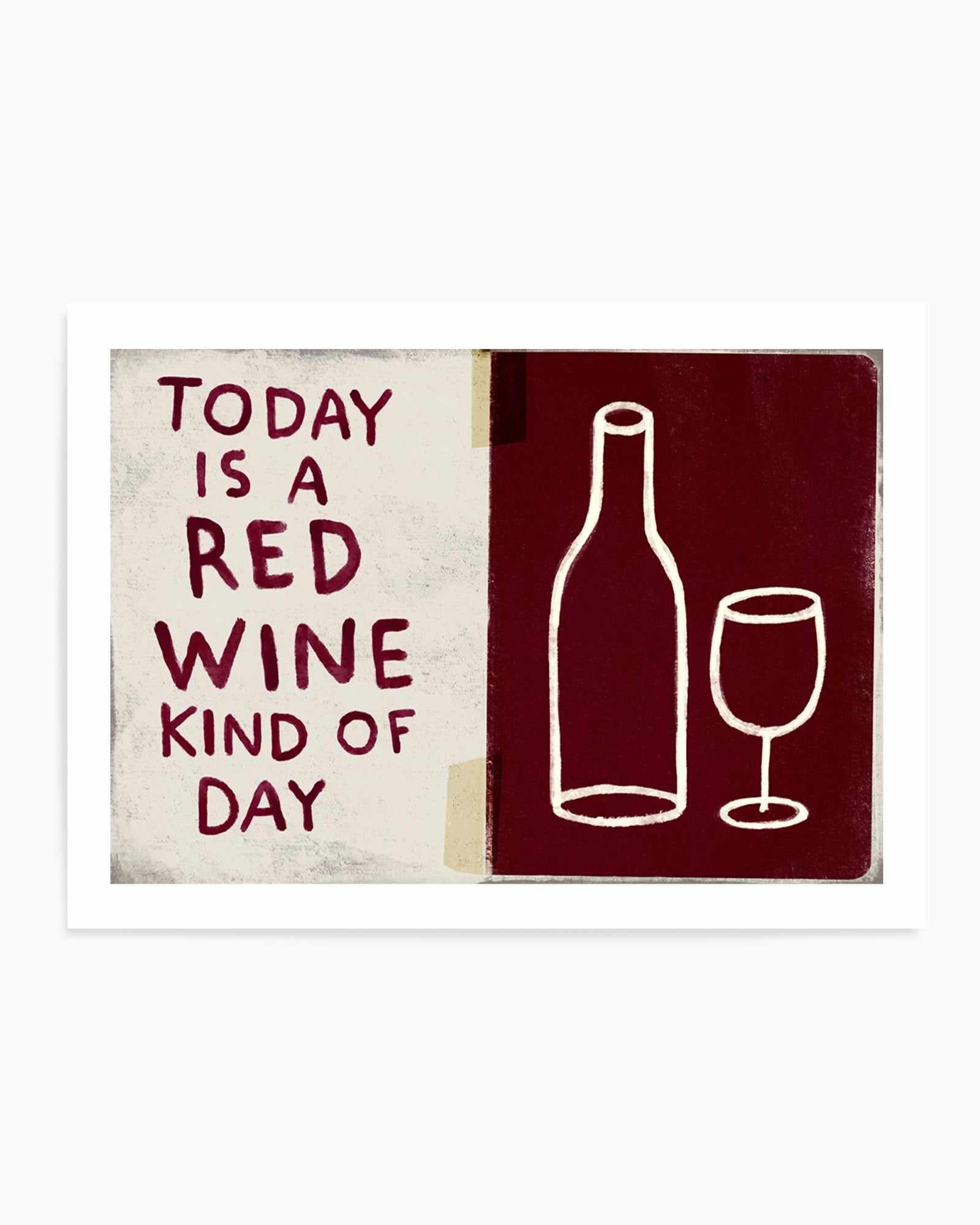 Red Wine by Marco Marella | Art Print from Olive et Oriel where you can shop wallpaper and artworks online