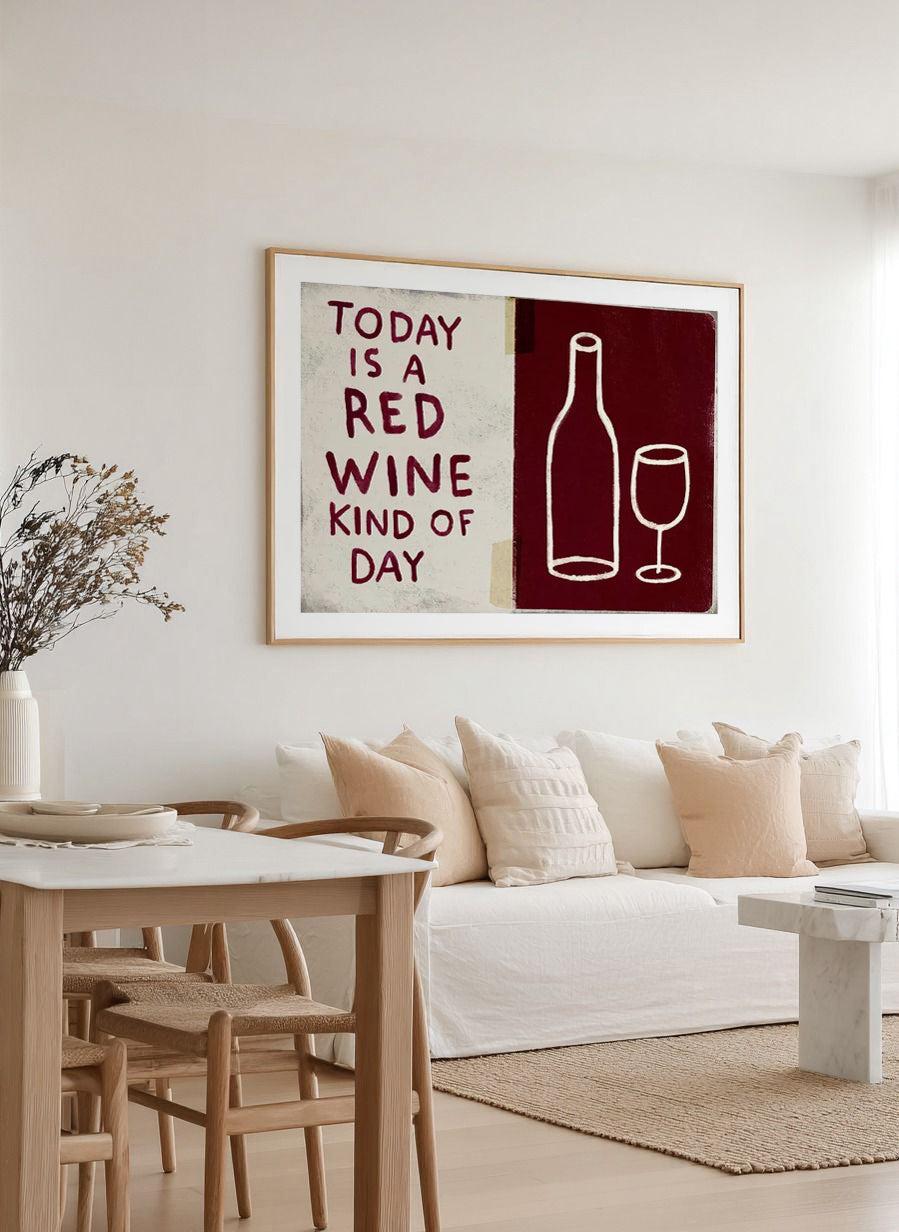 Red Wine by Marco Marella | Art Print from Olive et Oriel where you can shop wallpaper and artworks online
