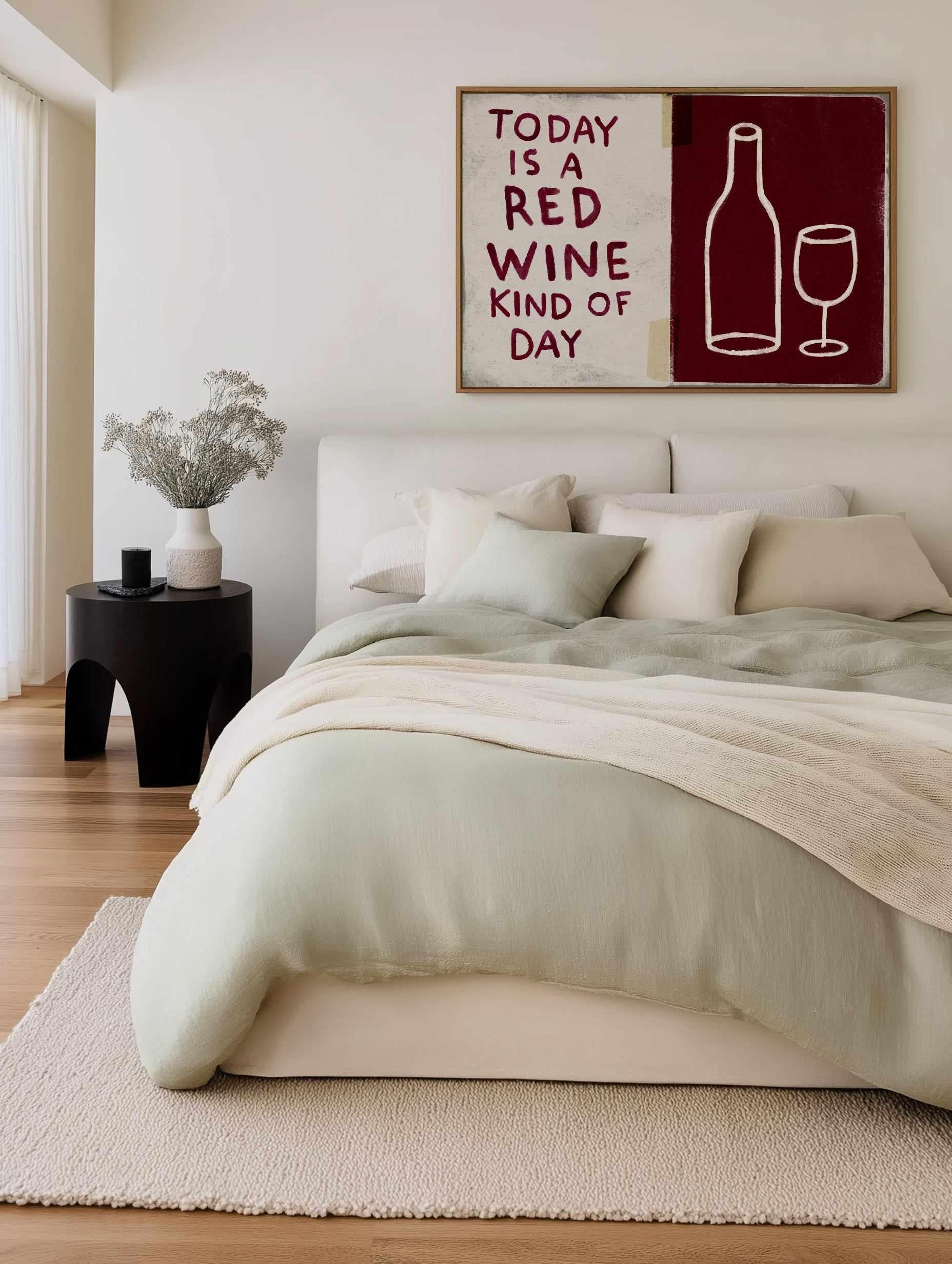 Red Wine by Marco Marella | Framed Canvas Art Print from Olive et Oriel where you can shop wallpaper and artworks online