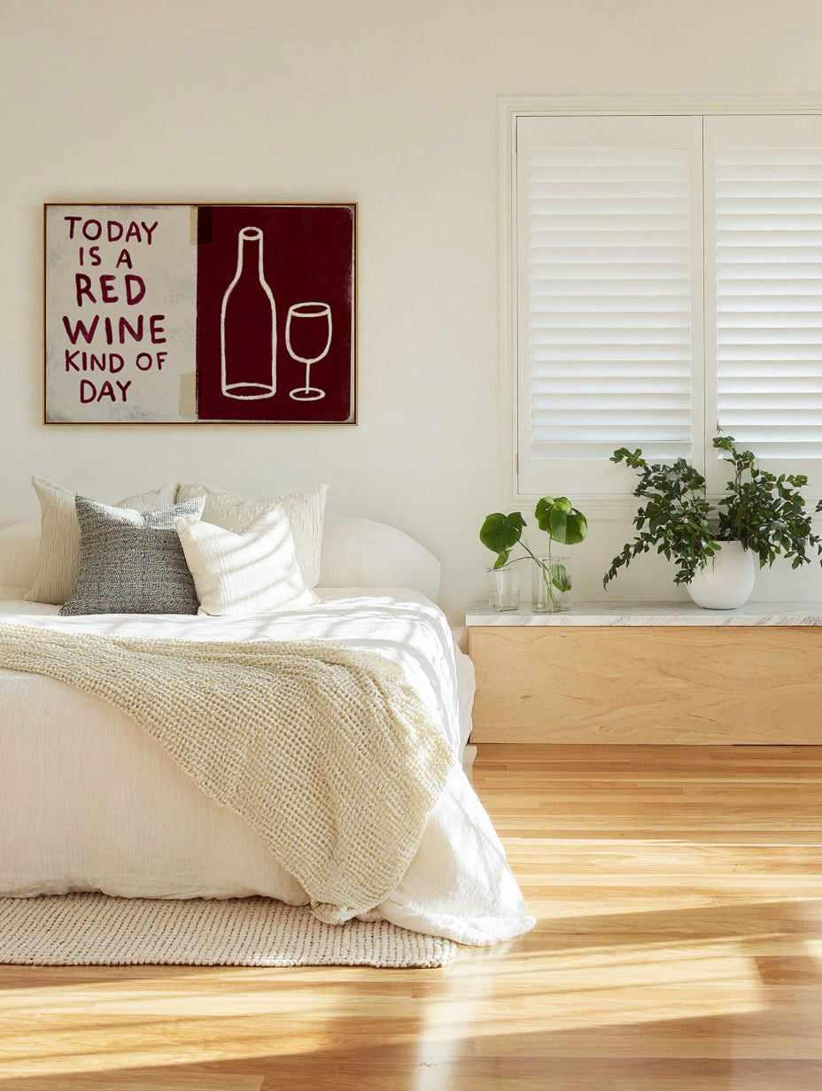 Red Wine by Marco Marella | Framed Canvas Art Print from Olive et Oriel where you can shop wallpaper and artworks online