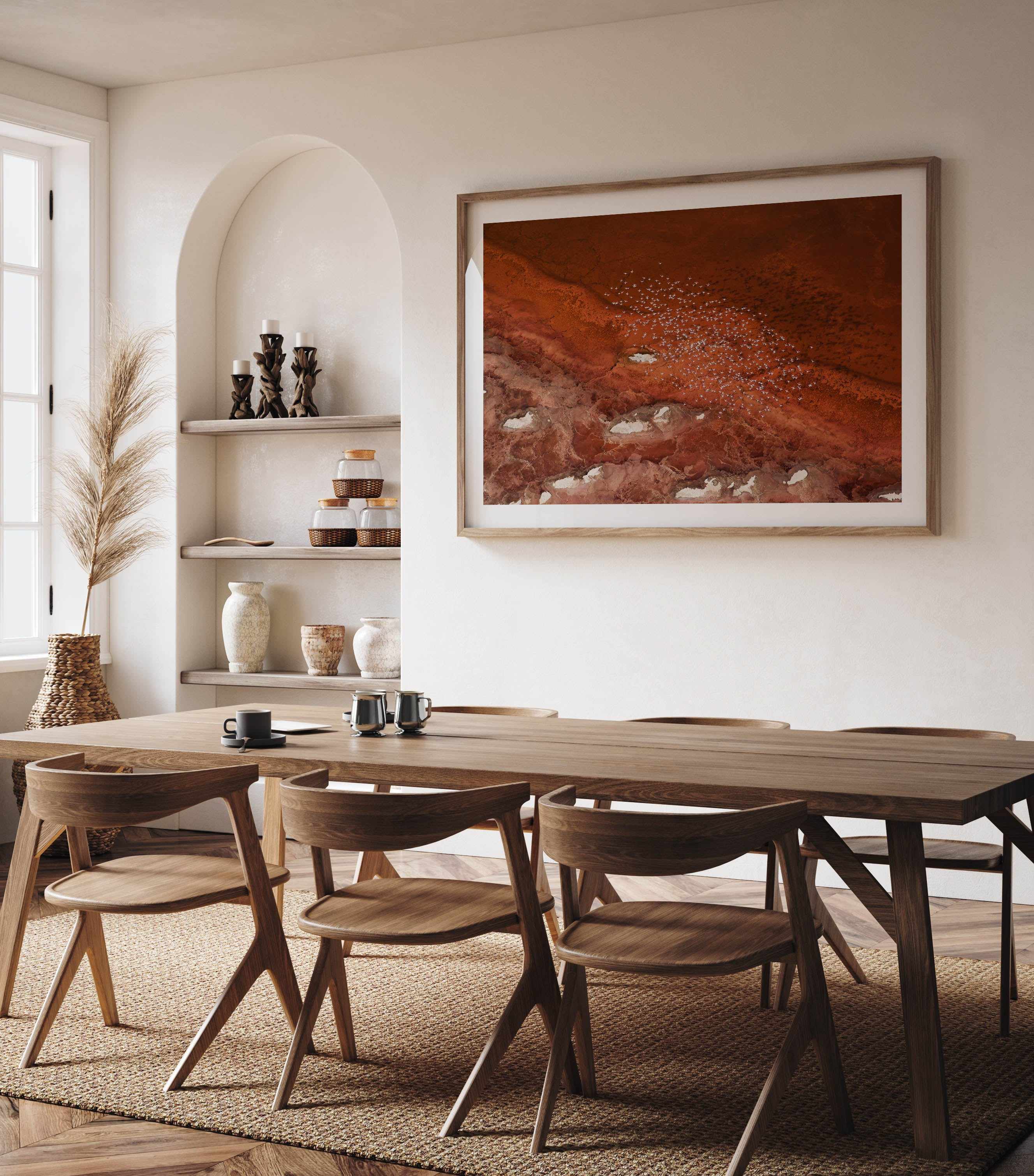 Red Earth by Phillip Chang Art Print