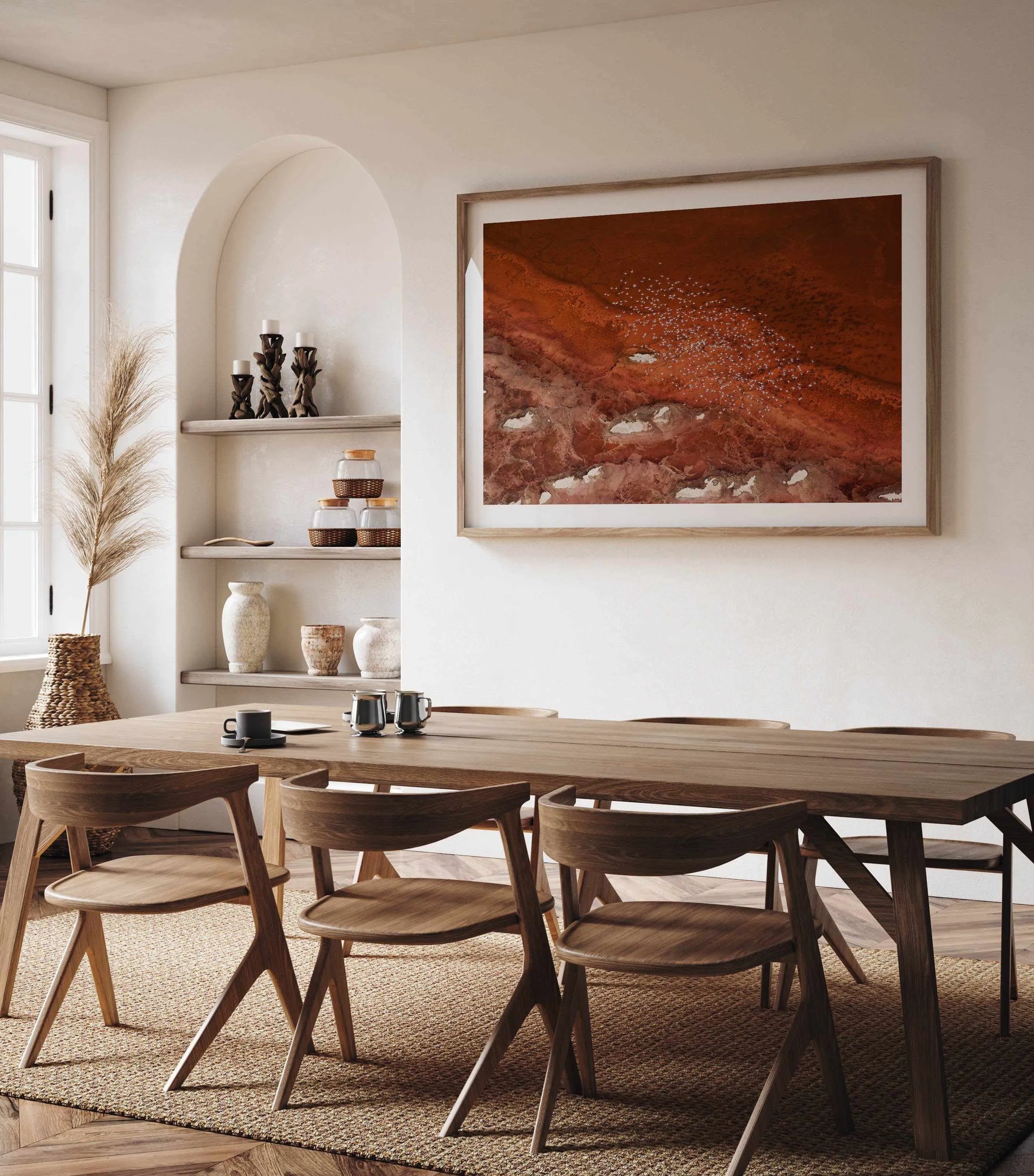 Red Earth by Phillip Chang Art Print from Olive et Oriel where you can shop wallpaper and artworks online