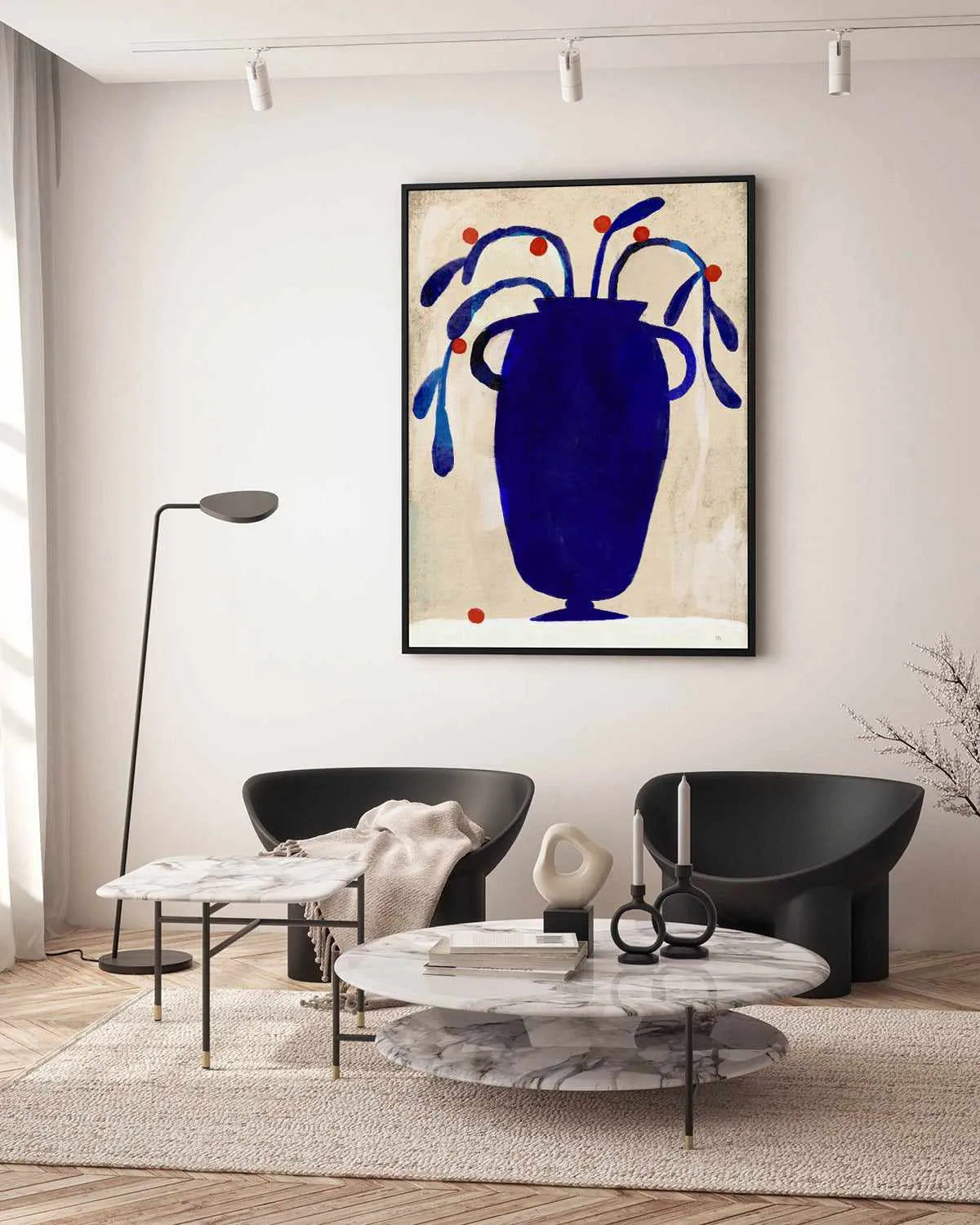 Red Berries by Marco Marella | Framed Canvas Art Print from Olive et Oriel where you can shop wallpaper and artworks online