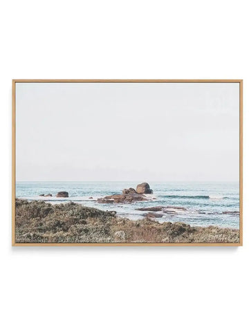 Redgate Rocks | LS | Framed Canvas Art Print coastal art print