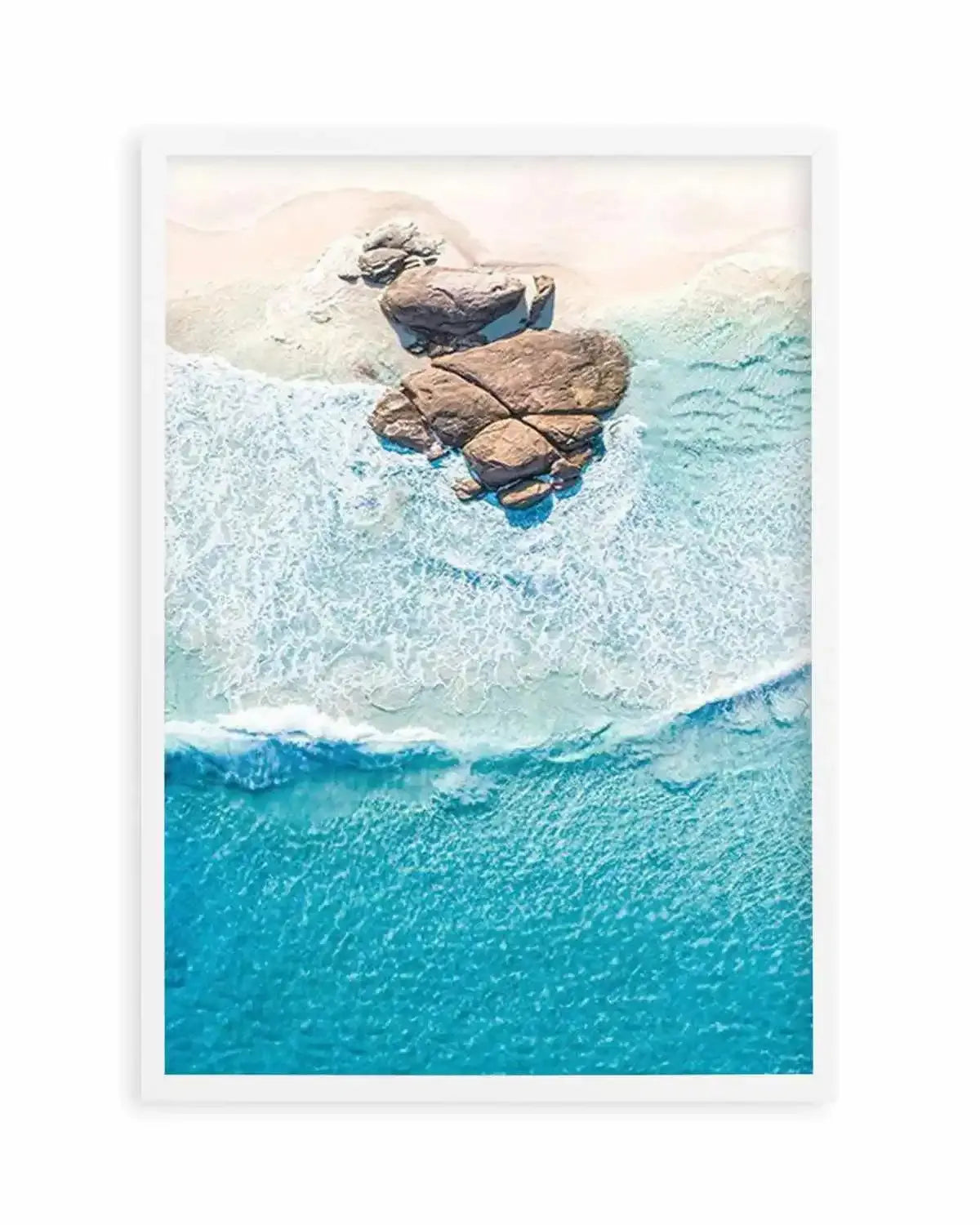 Redgate Rocks Margaret River | Aerial Photo Wall Art Print from Olive et Oriel where you can shop wallpaper and artworks online