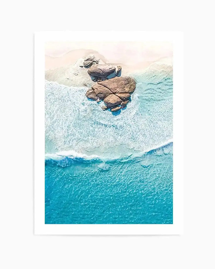 Redgate Rocks Margaret River | Aerial Photo Wall Art Print from Olive et Oriel where you can shop wallpaper and artworks online