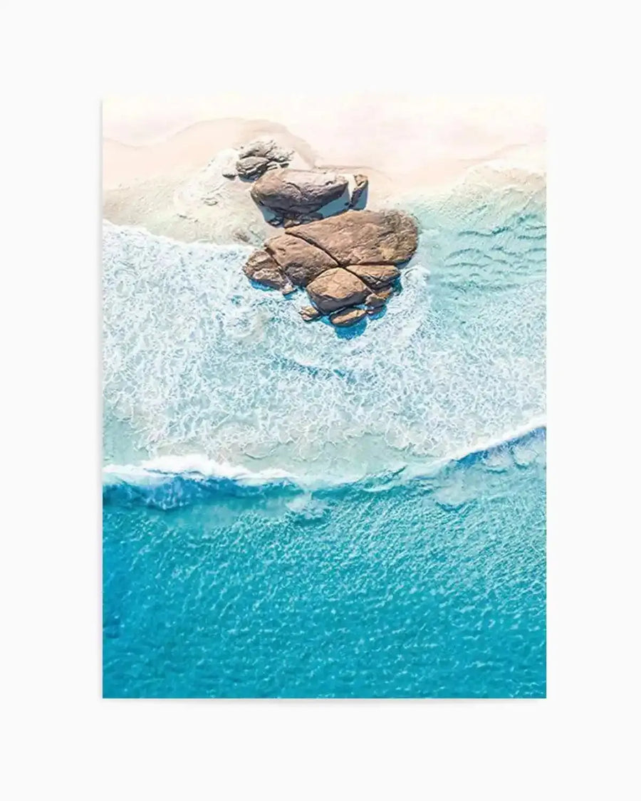 Redgate Rocks Margaret River | Aerial Photo Wall Art Print from Olive et Oriel where you can shop wallpaper and artworks online