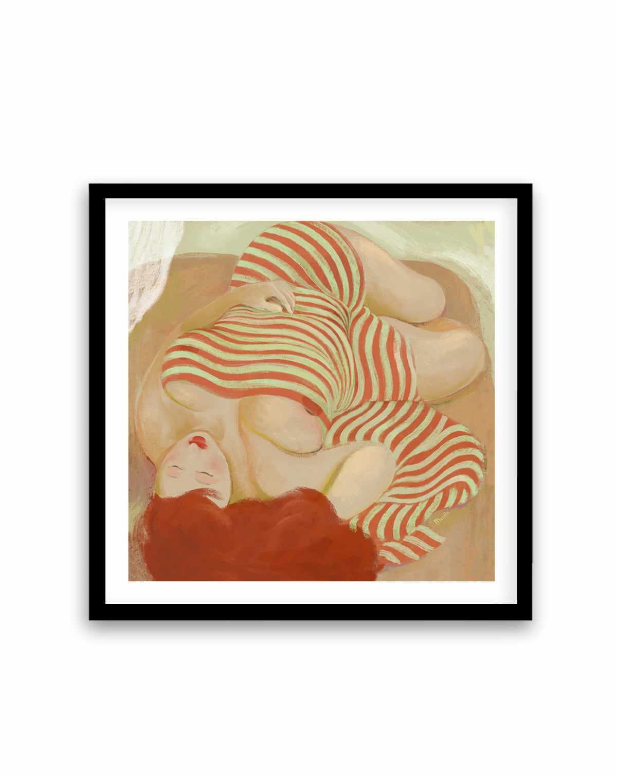Redhead by Marco Marella | Art Print from Olive et Oriel where you can shop wallpaper and artworks online