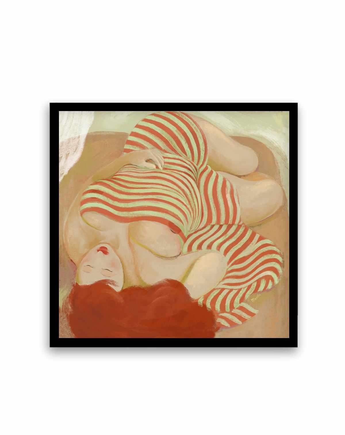 Redhead by Marco Marella | Art Print from Olive et Oriel where you can shop wallpaper and artworks online