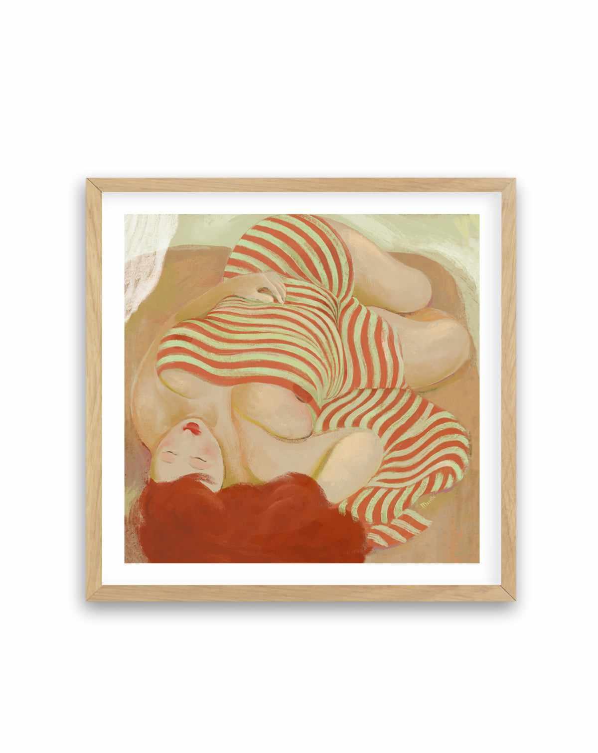 Redhead by Marco Marella | Art Print from Olive et Oriel where you can shop wallpaper and artworks online