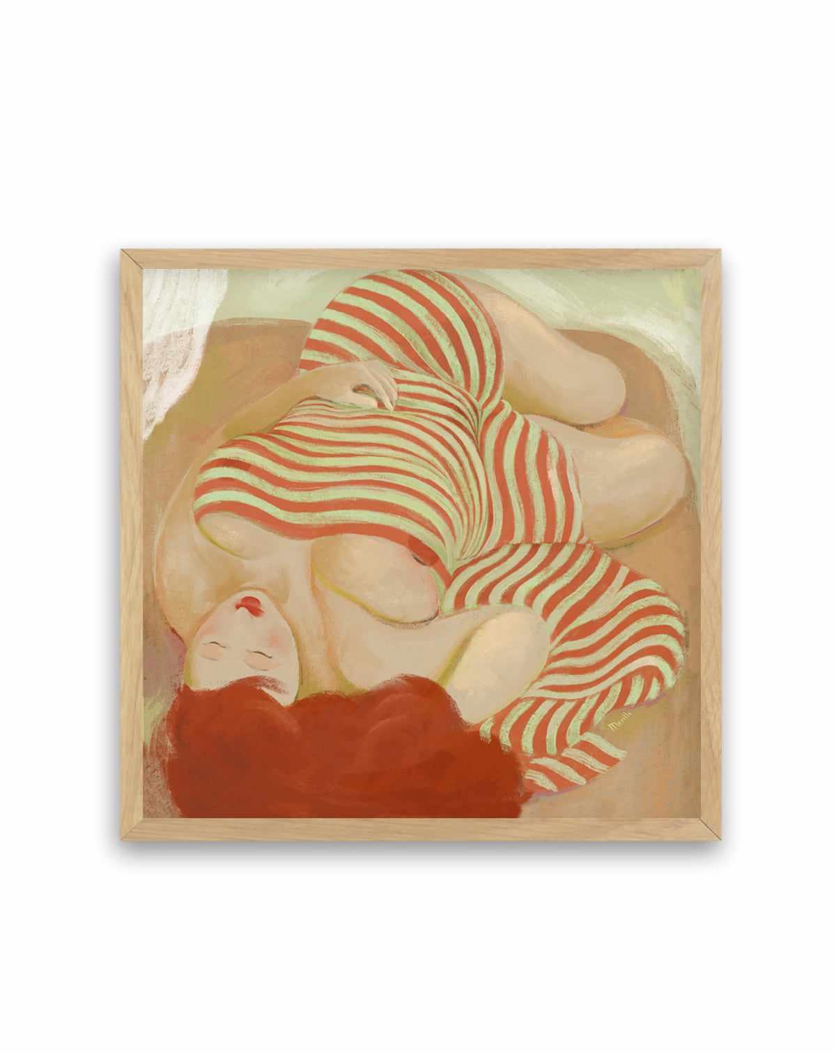 Redhead by Marco Marella | Art Print from Olive et Oriel where you can shop wallpaper and artworks online