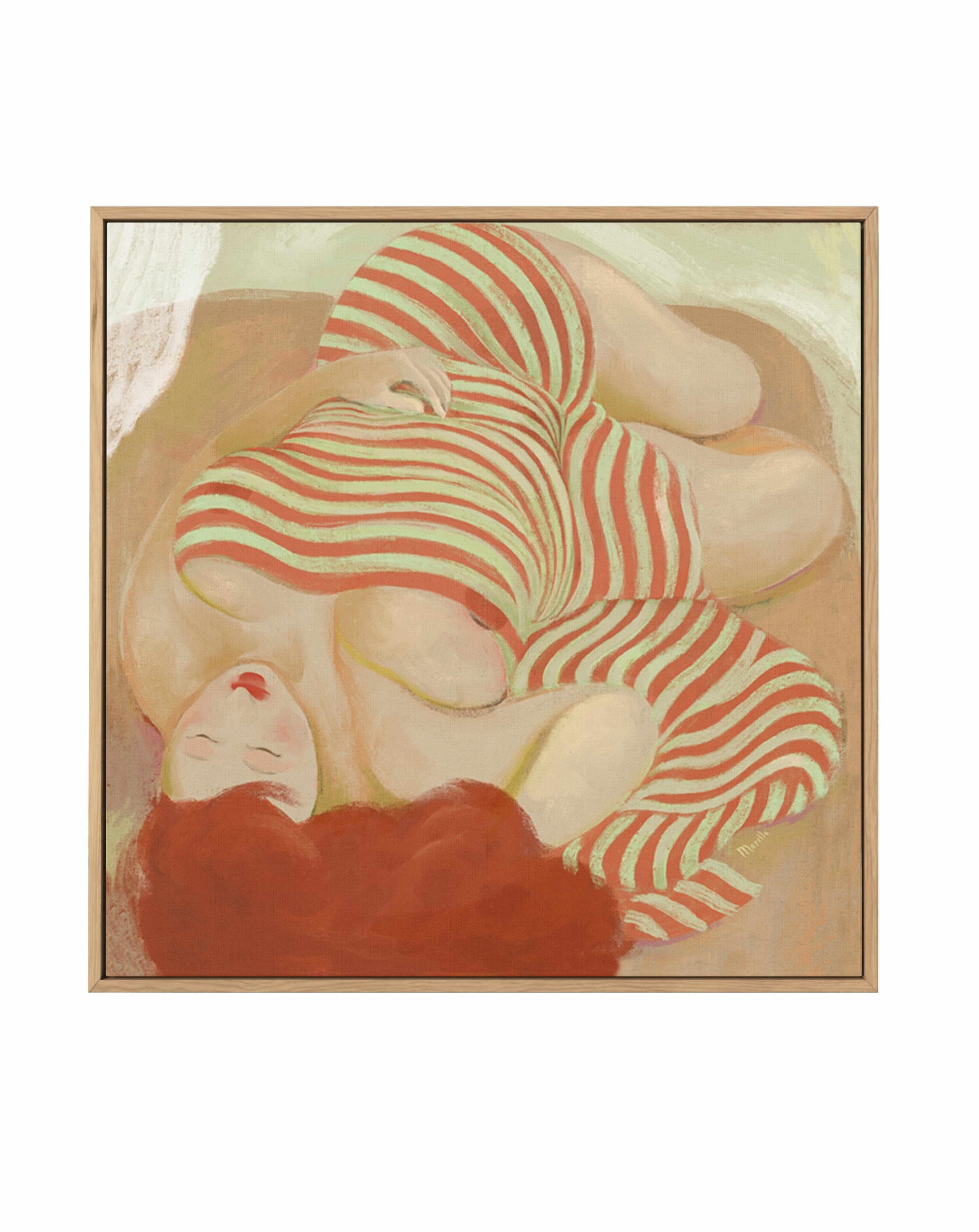 Redhead by Marco Marella | Framed Canvas Art Print from Olive et Oriel where you can shop wallpaper and artworks online