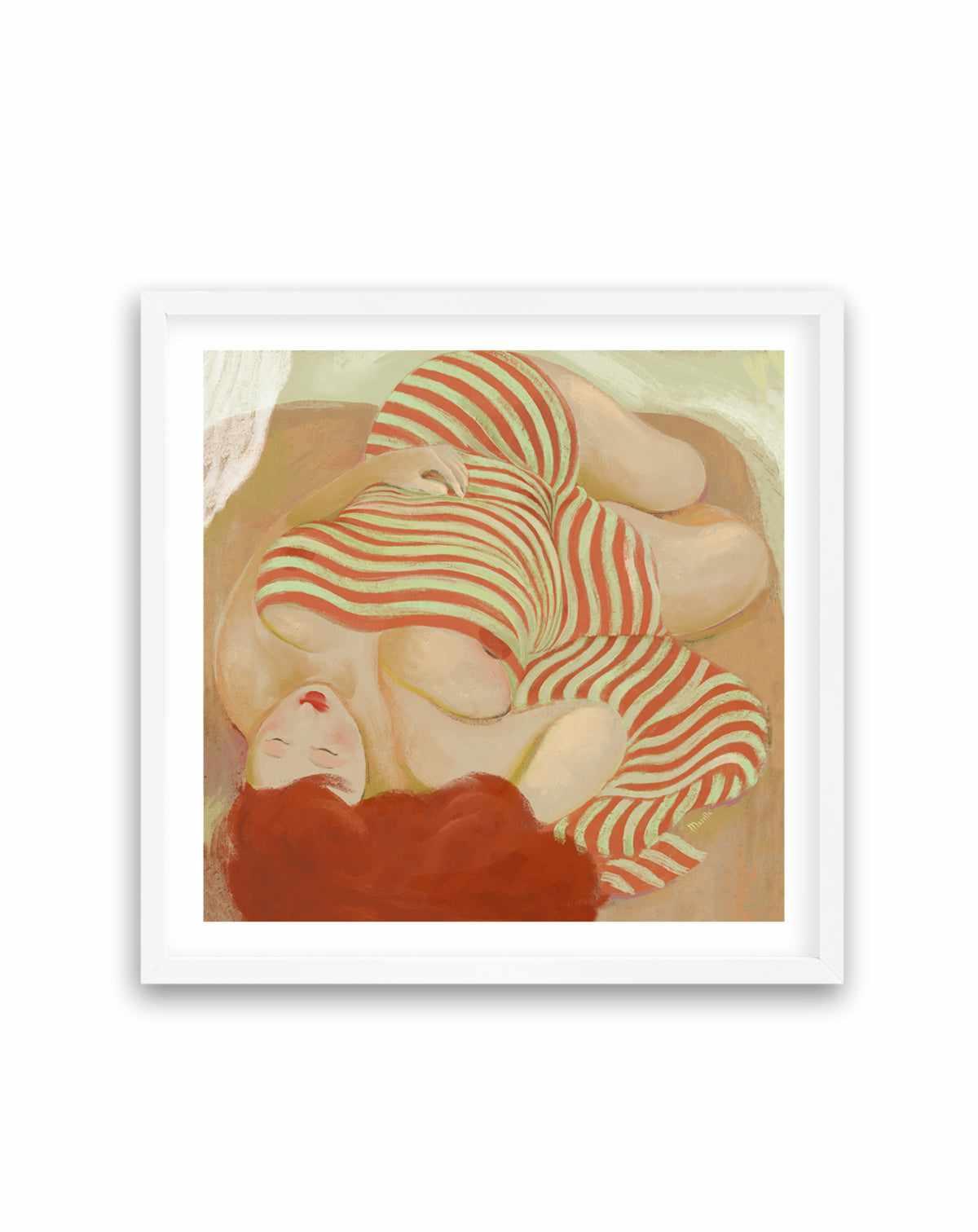 Redhead by Marco Marella | Art Print from Olive et Oriel where you can shop wallpaper and artworks online