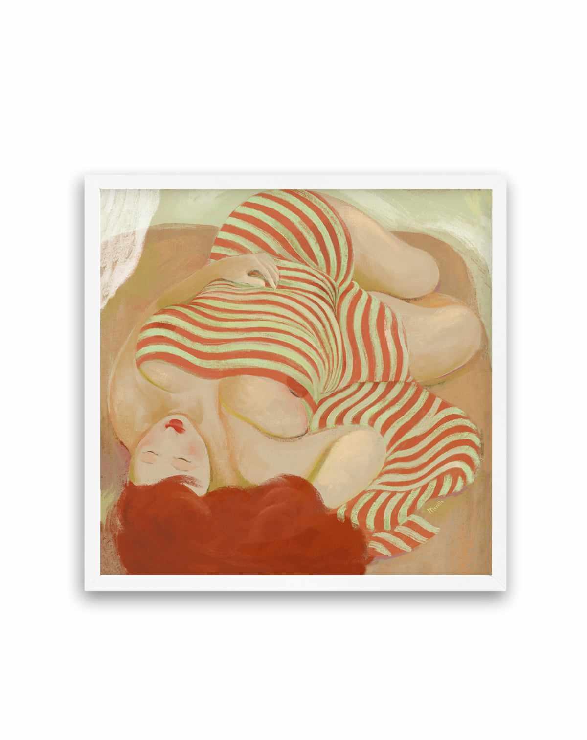 Redhead by Marco Marella | Art Print from Olive et Oriel where you can shop wallpaper and artworks online