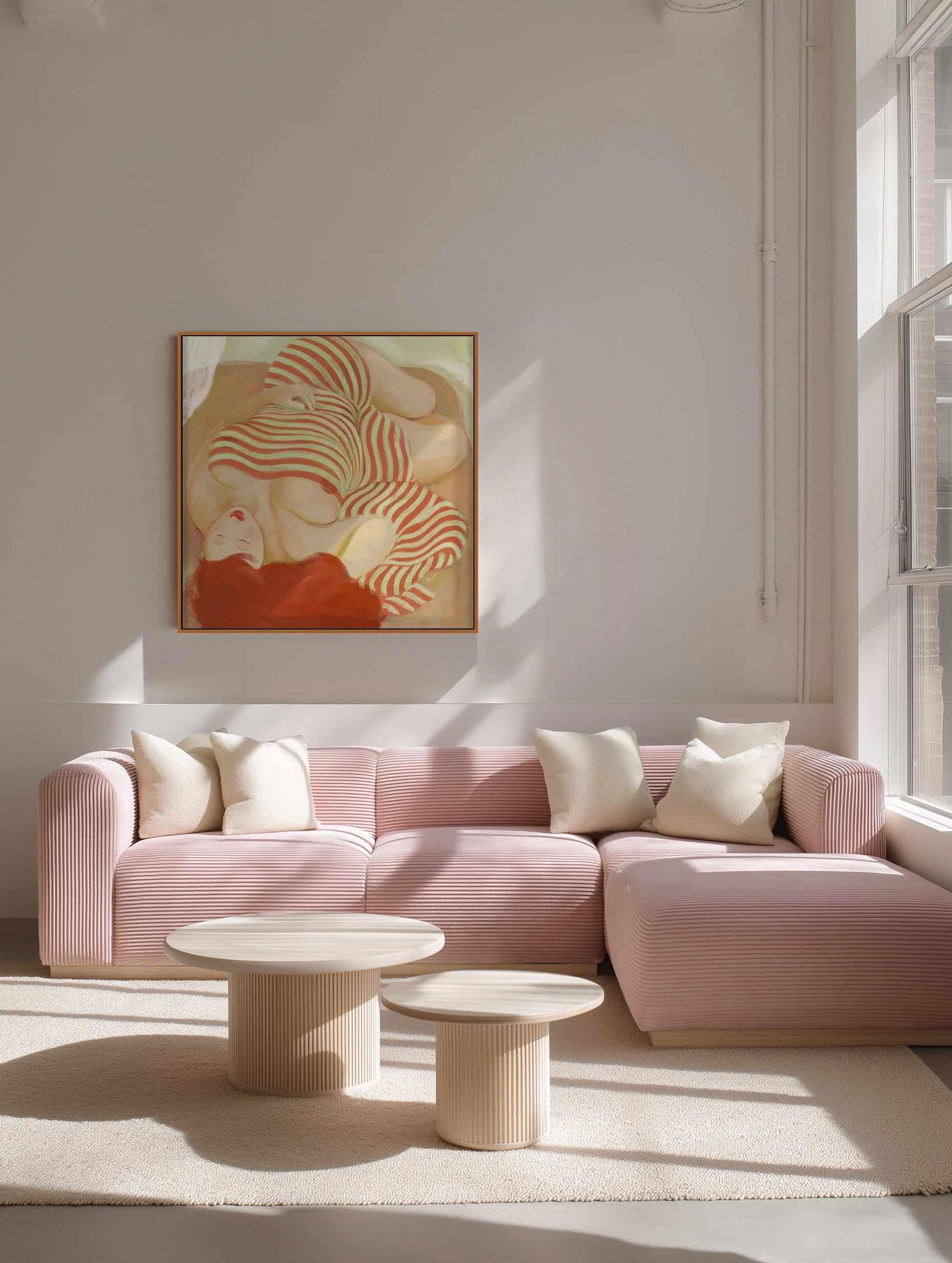 Redhead by Marco Marella | Framed Canvas Art Print from Olive et Oriel where you can shop wallpaper and artworks online