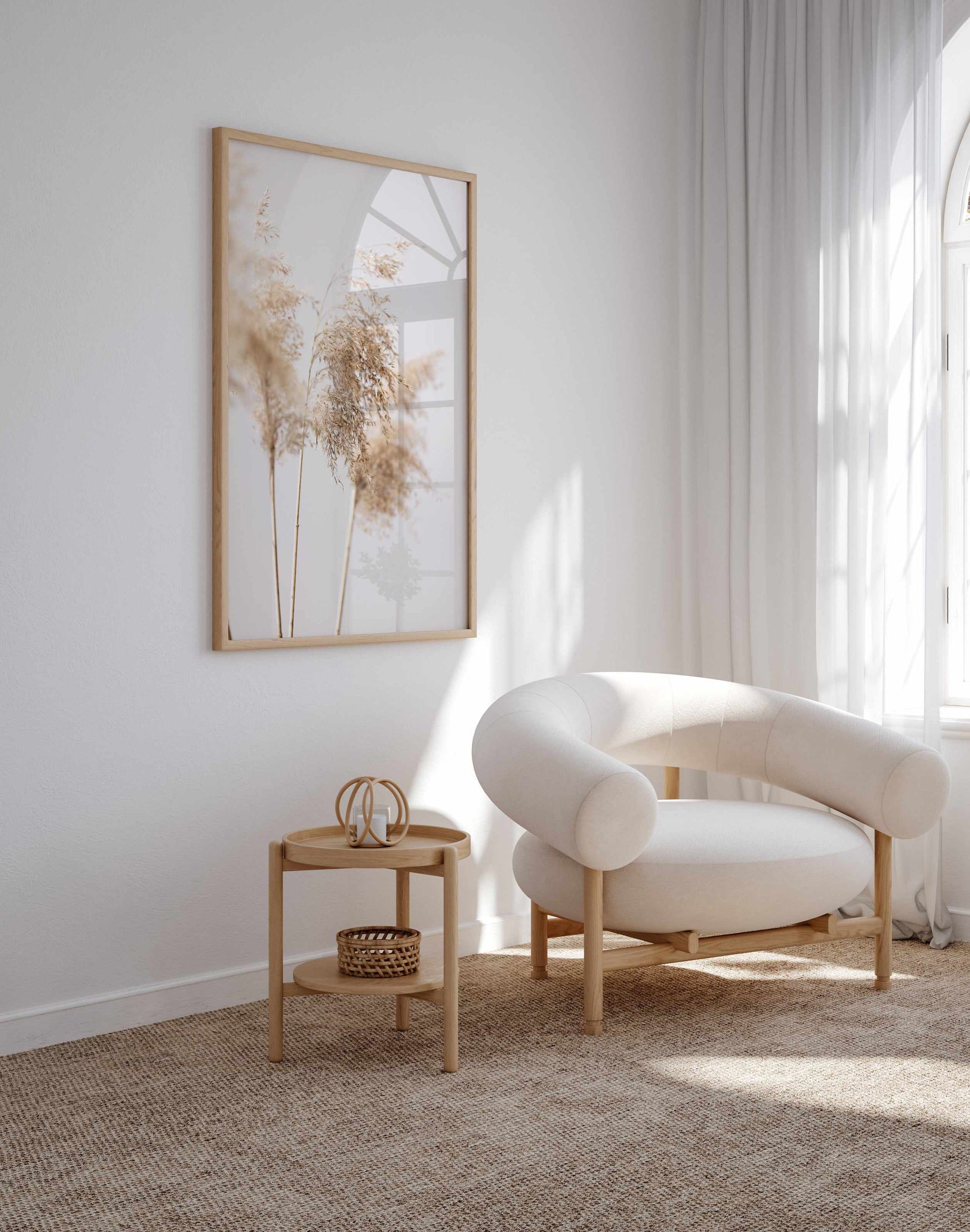 Reed Grass Grey IX By Studio III | Art Print from Olive et Oriel where you can shop wallpaper and artworks online