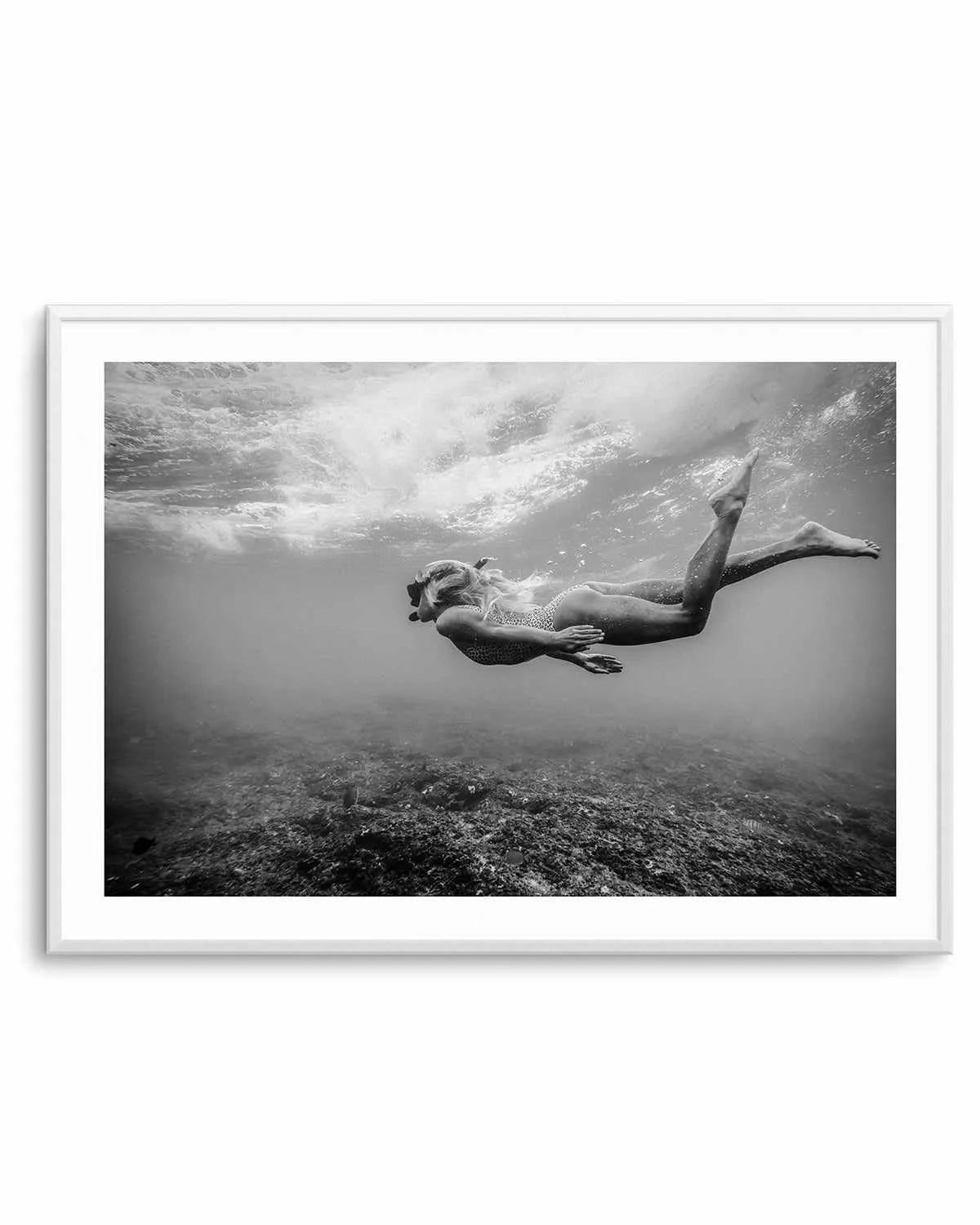 Reef Snorkel Art Print from Olive et Oriel where you can shop wallpaper and artworks online