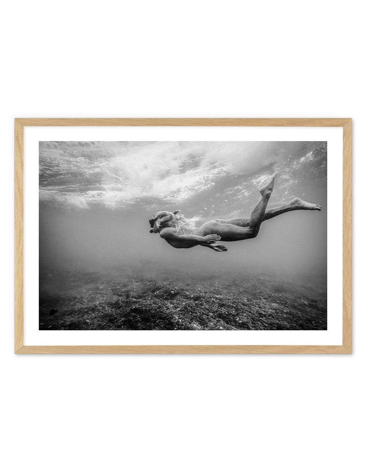 Reef Snorkel Art Print from Olive et Oriel where you can shop wallpaper and artworks online